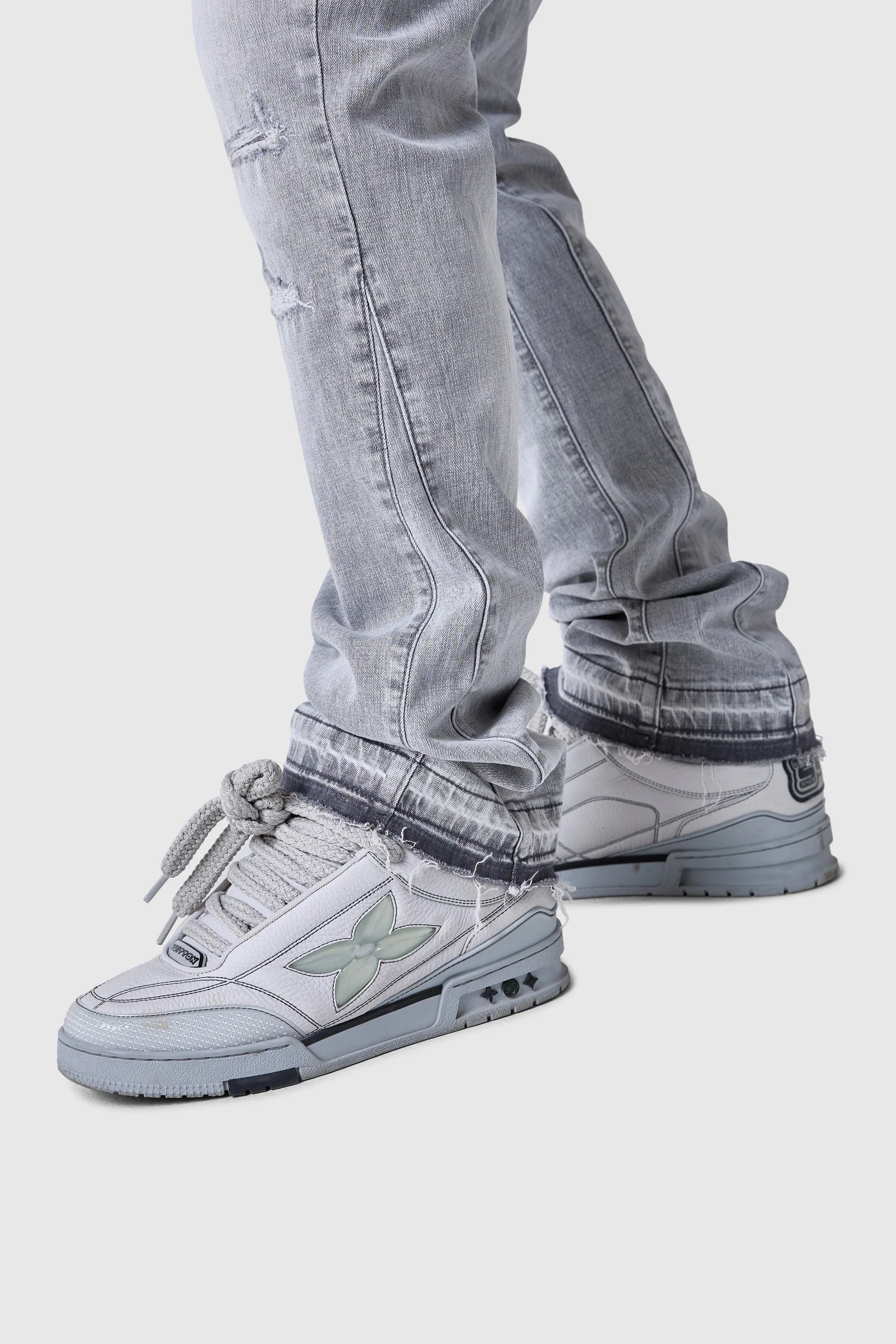 Aldo Flare Jean - Light Grey - Image 7