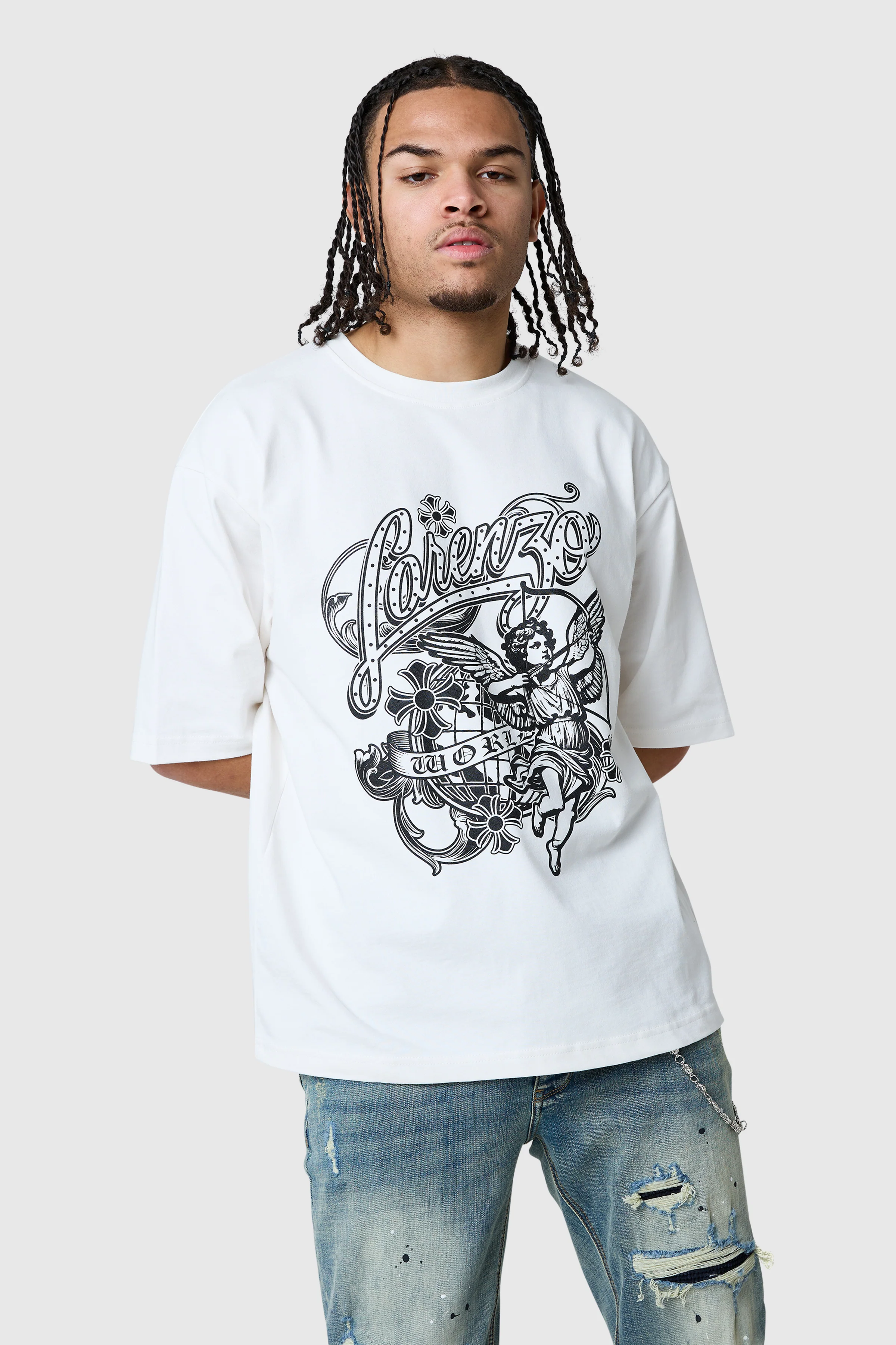 Cherub Tee - Off White - Image 7