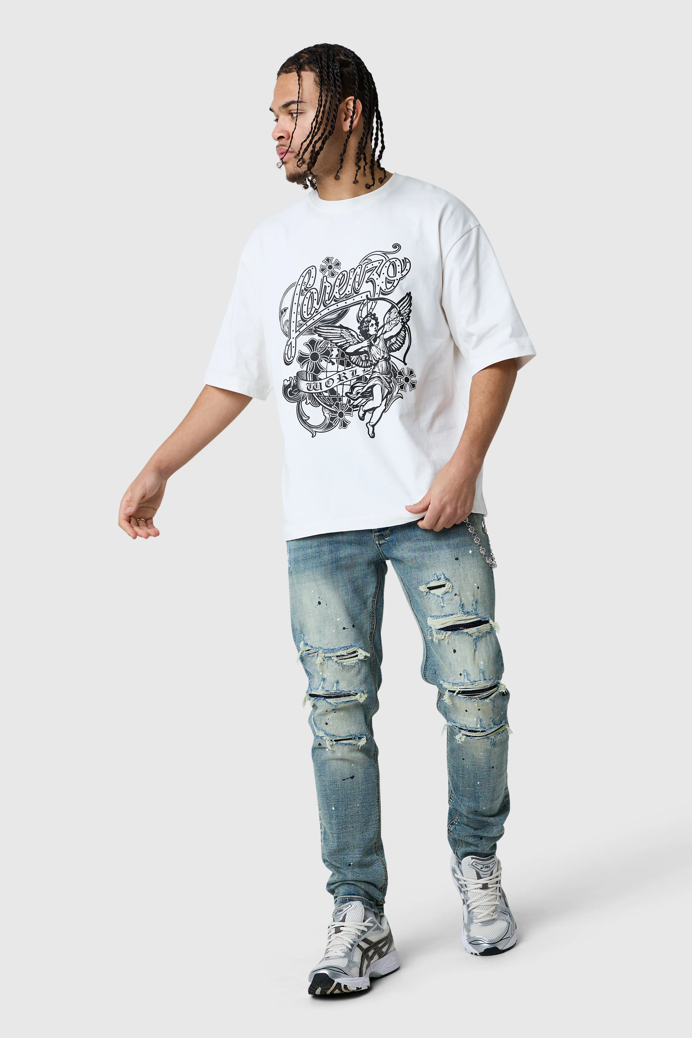 Dillon Slim Jean - Faded Indigo - Image 3