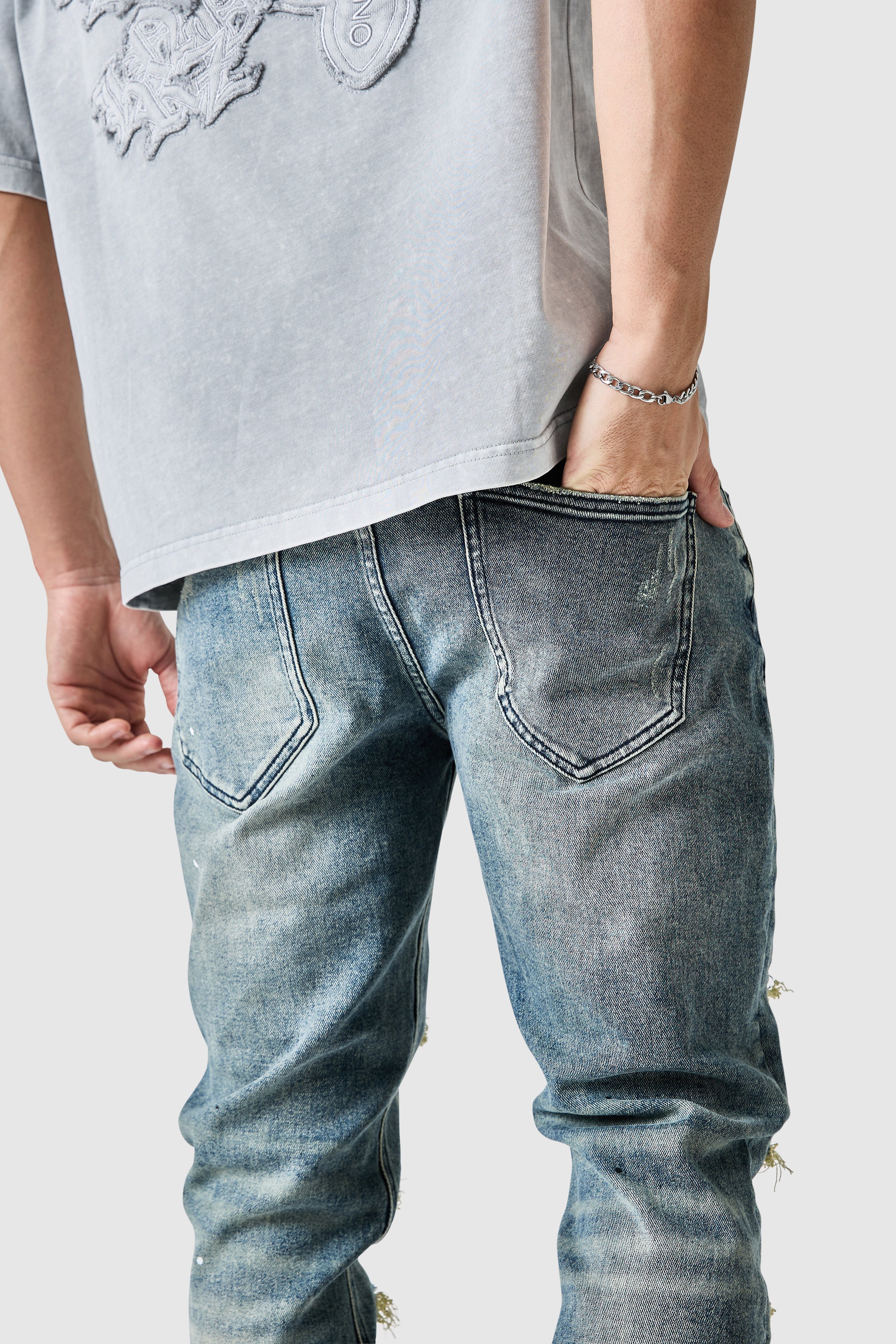 Dillon Slim Jean - Vintage Blue - Image 4