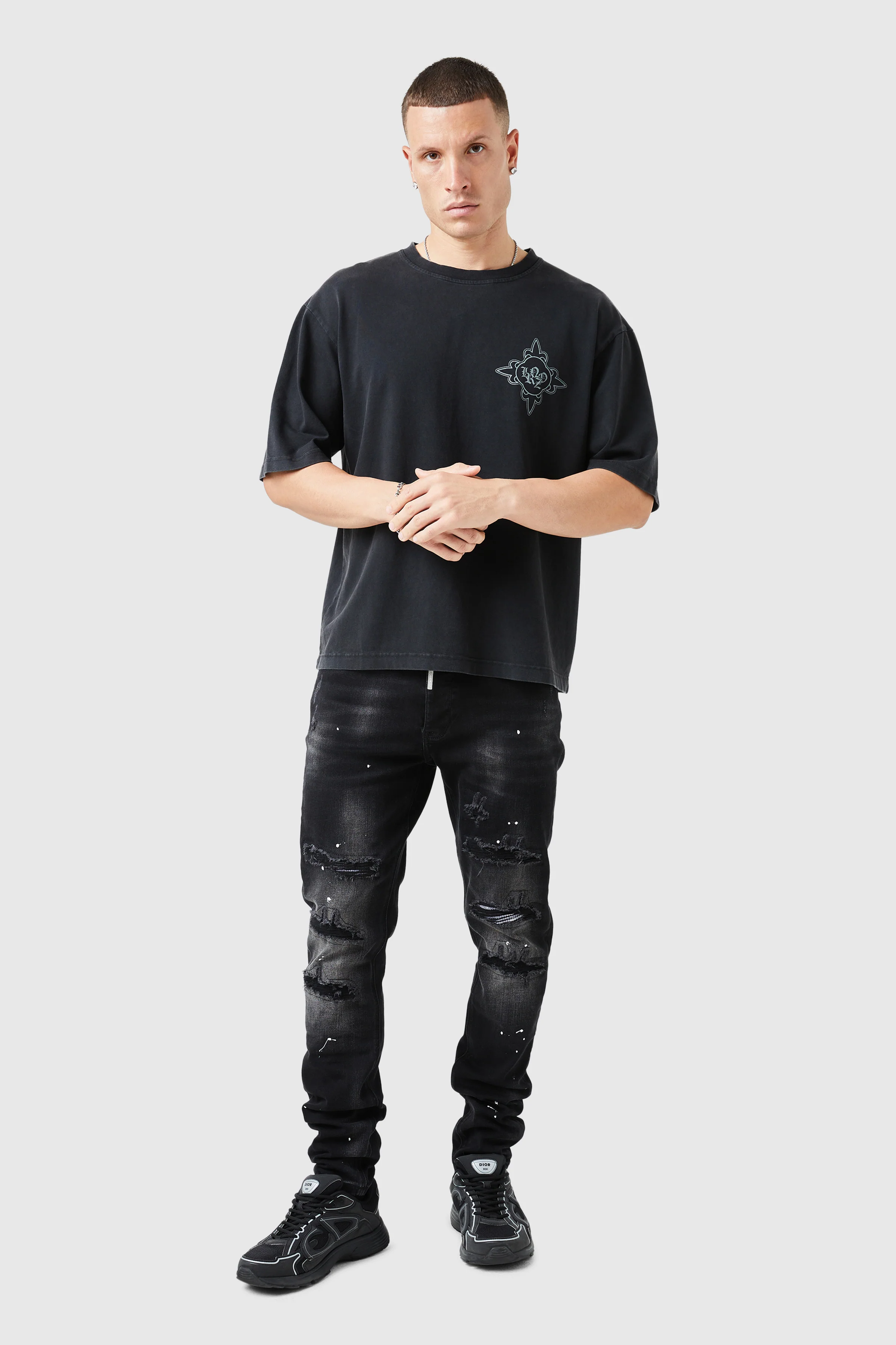 Dillon Slim Jean - Jet Black - Image 5