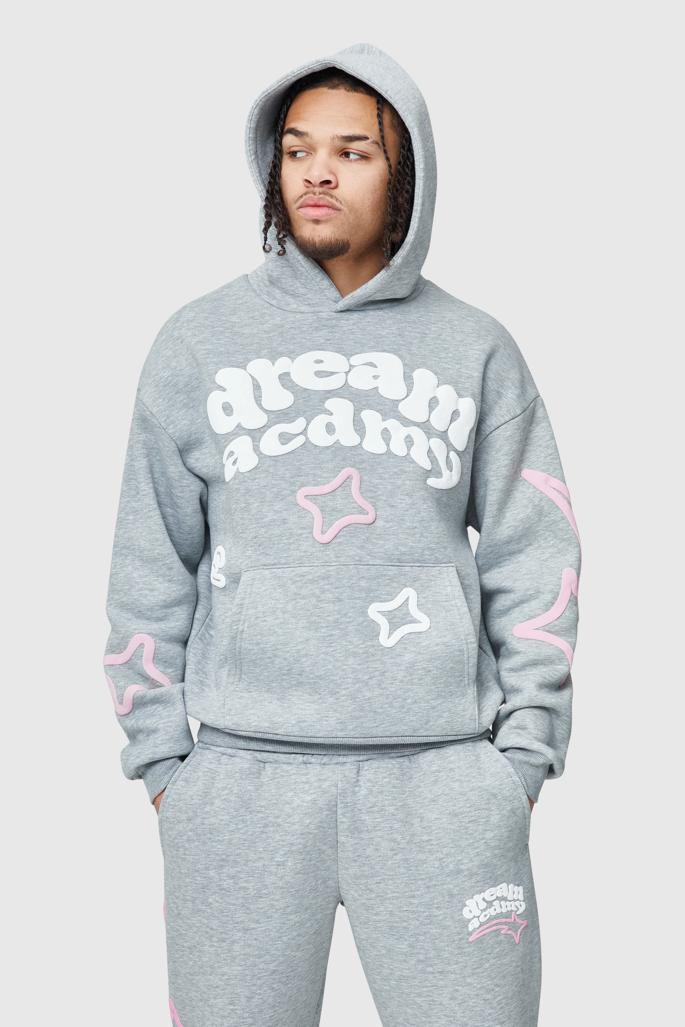 Dream Acdmy Hood - Grey Marl - Image 3