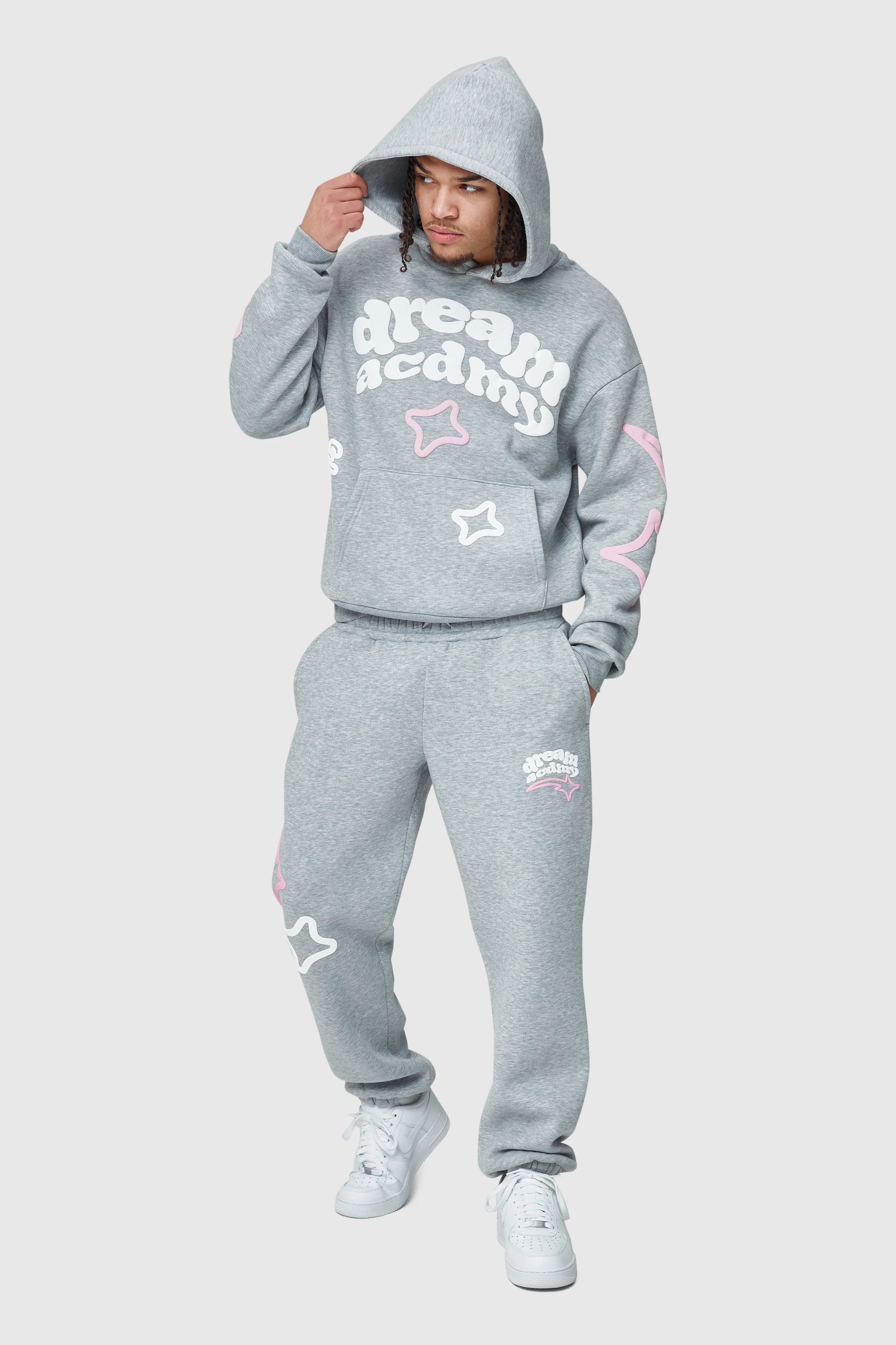 Dream Acdmy Hood - Grey Marl - Image 4