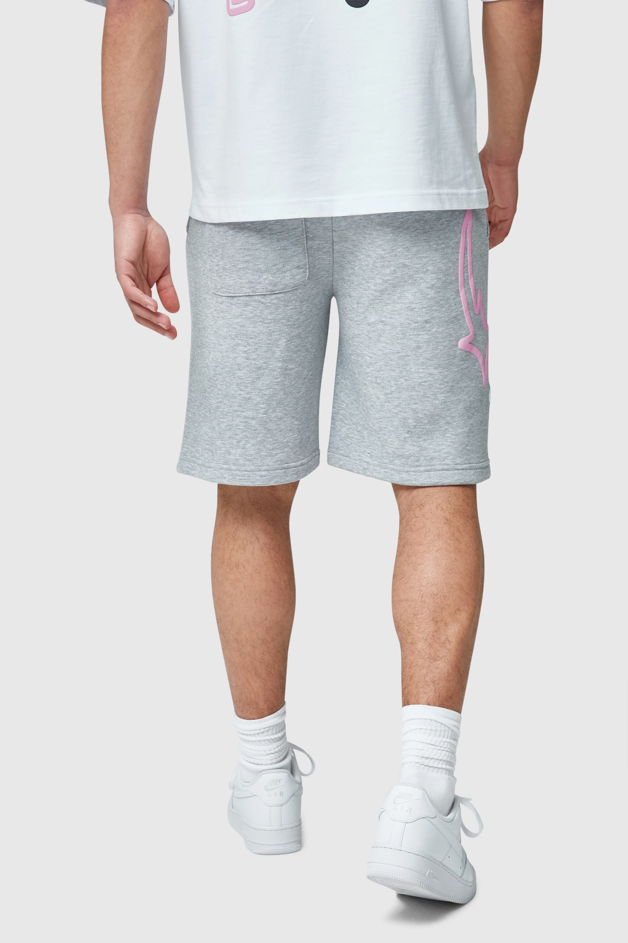 Dream Acdmy Short - Grey Marl - Image 3