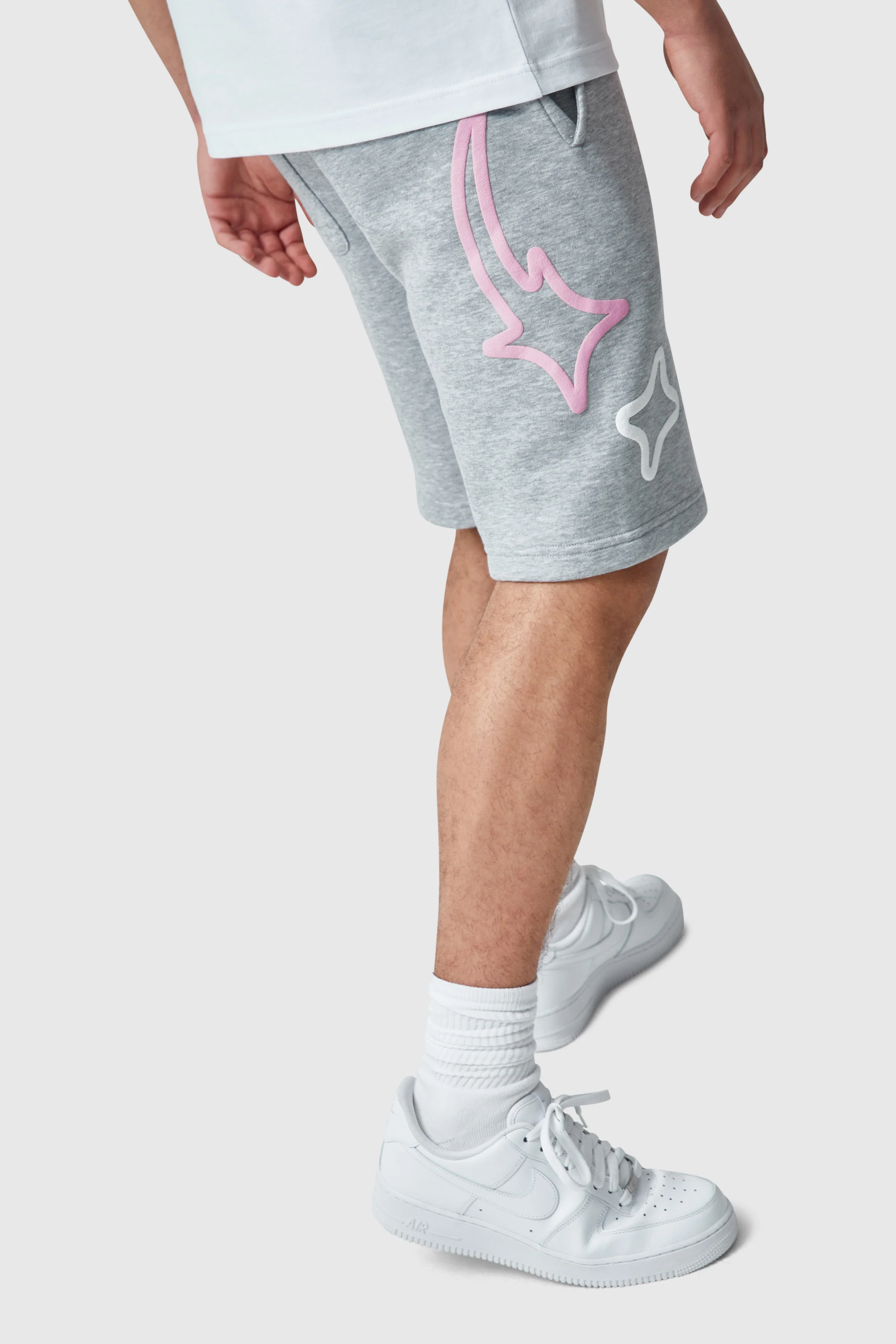 Dream Acdmy Short - Grey Marl - Image 4