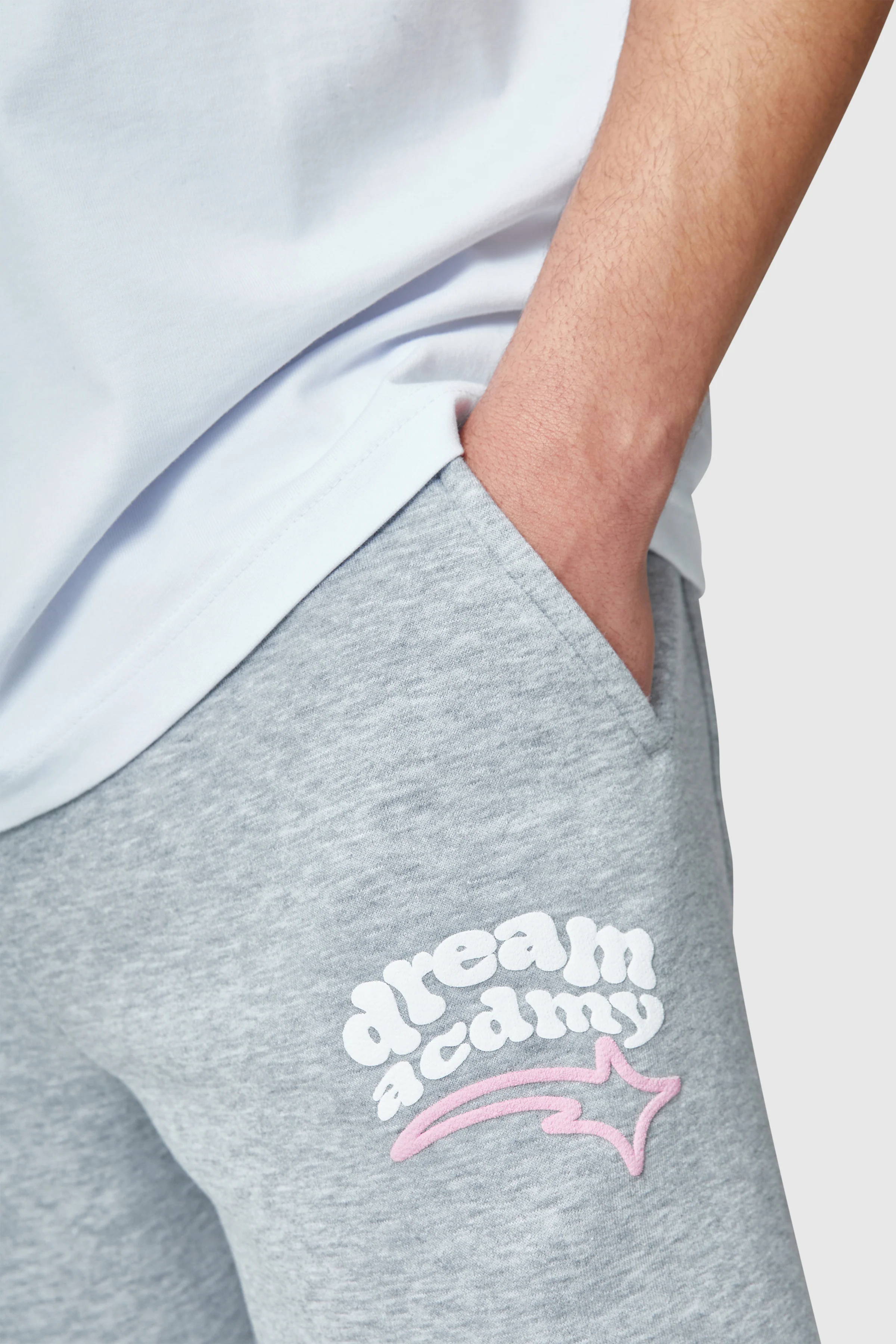 Dream Acdmy Short - Grey Marl - Image 6