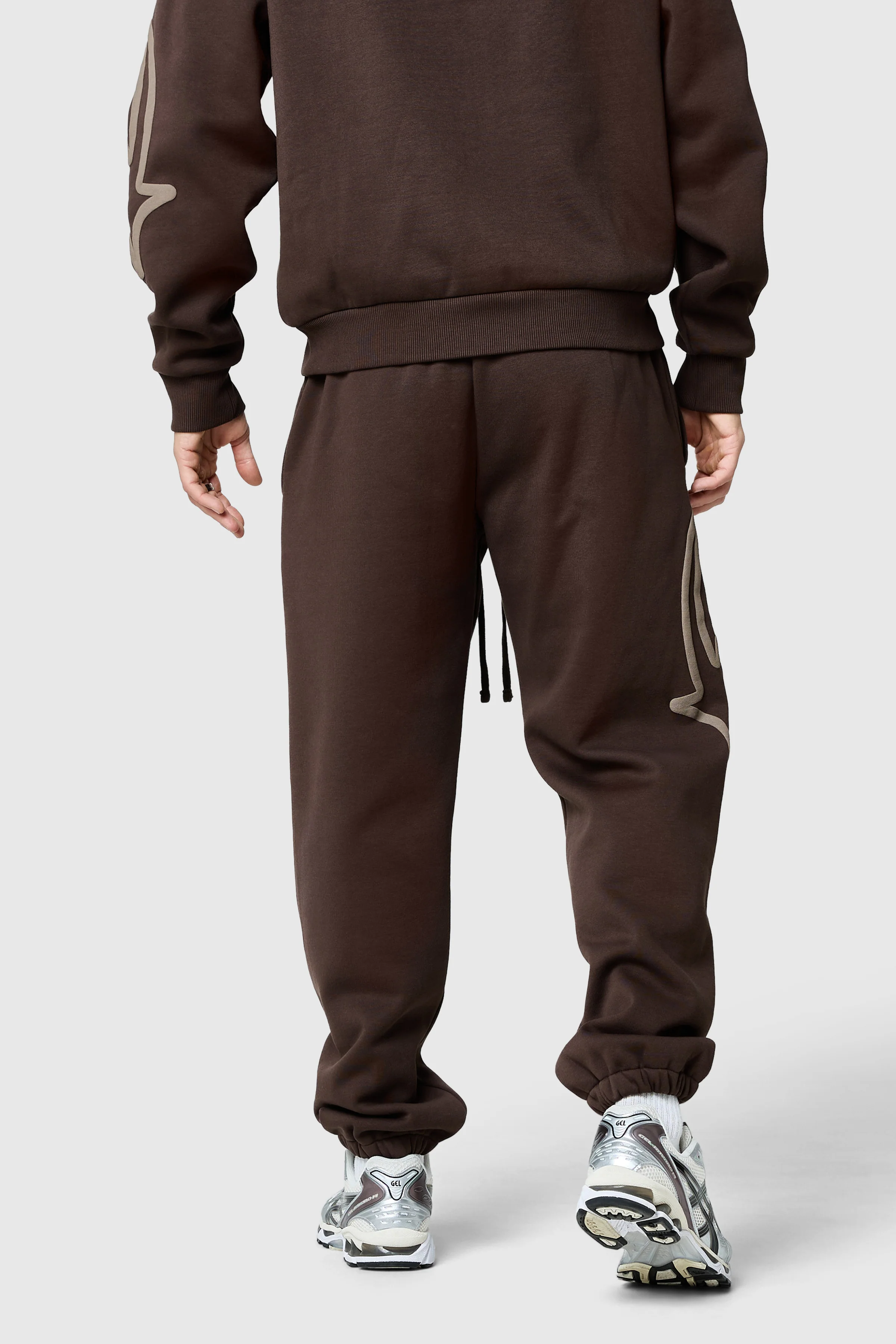 Dream Acdmy Zip Hood Tracksuit- Rich Brown - Image 11
