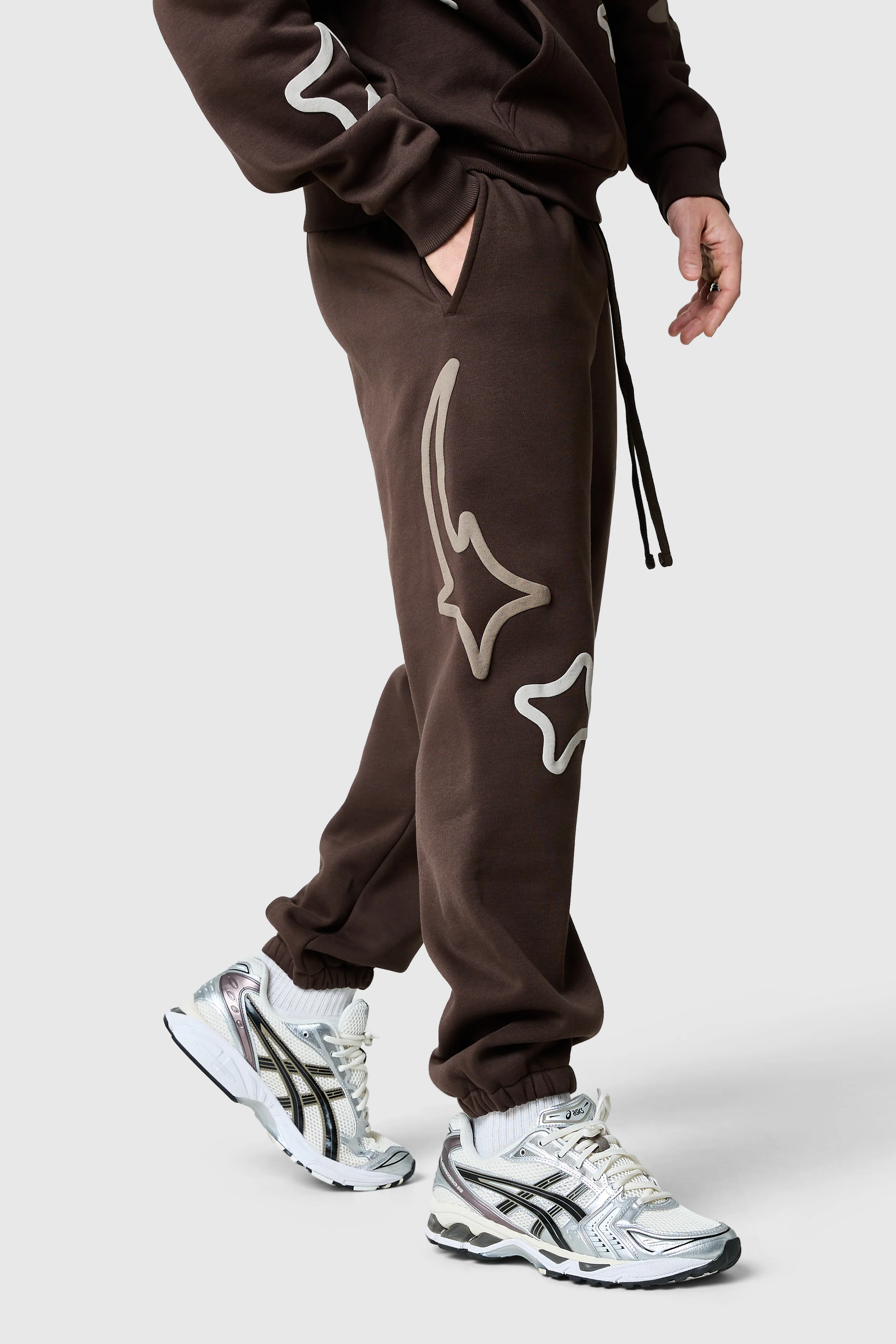 Dream Acdmy Zip Hood Tracksuit- Rich Brown - Image 9