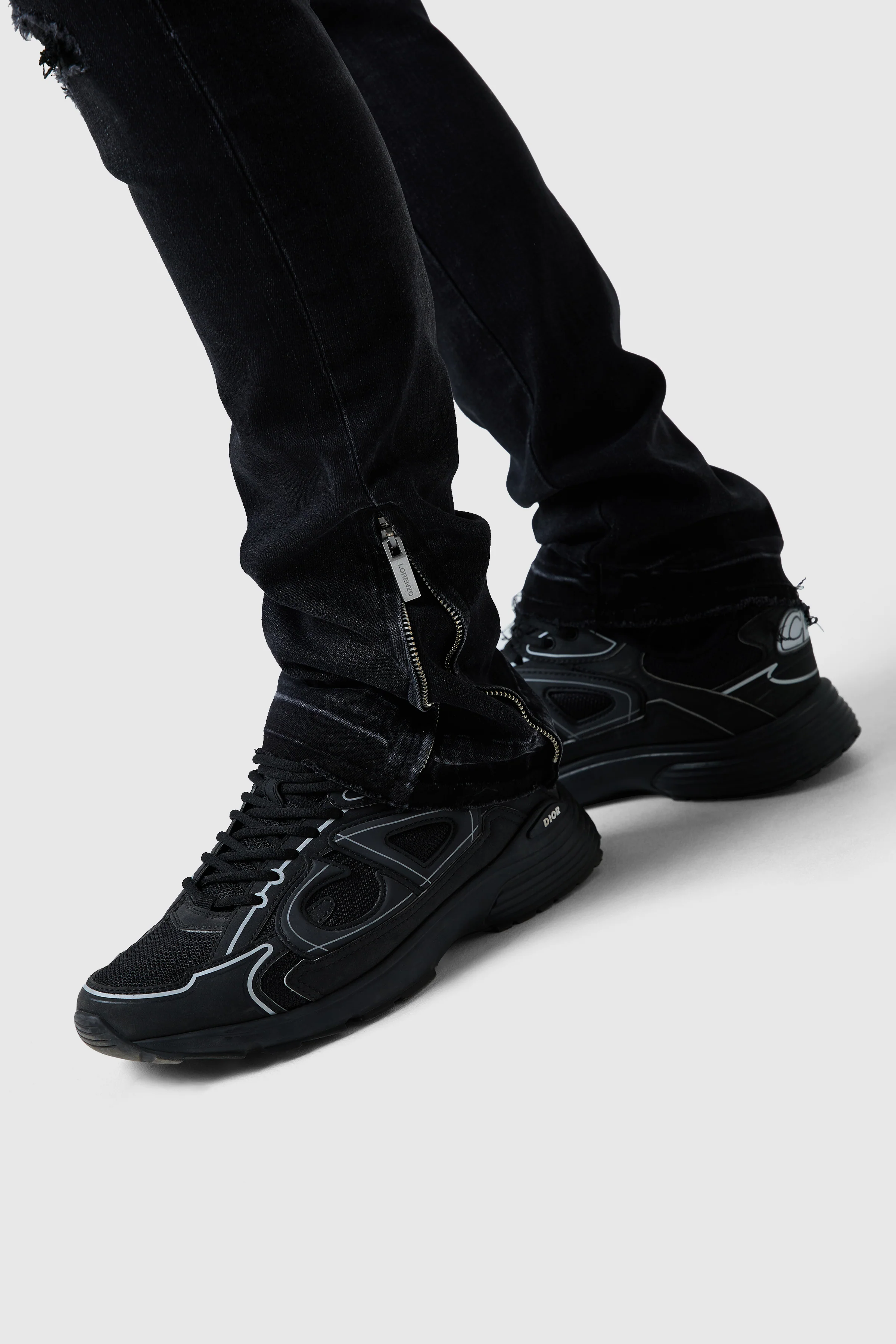 Enzo Slim Jean - Jet Black - Image 4