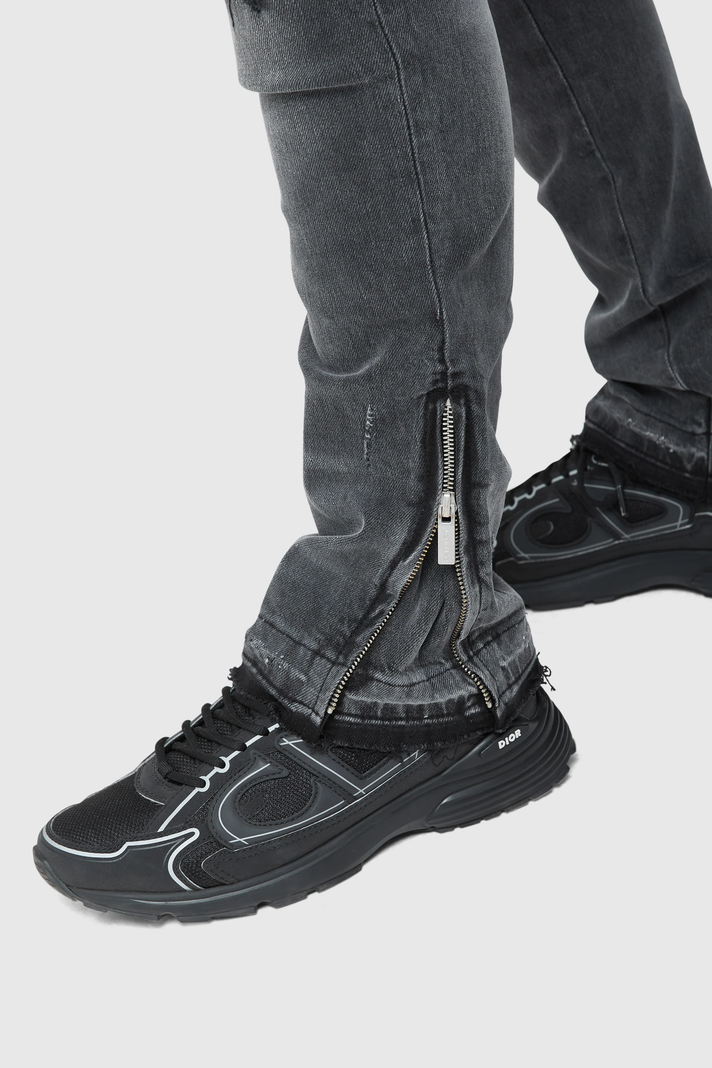 Enzo Slim Jean - Grey - Image 4