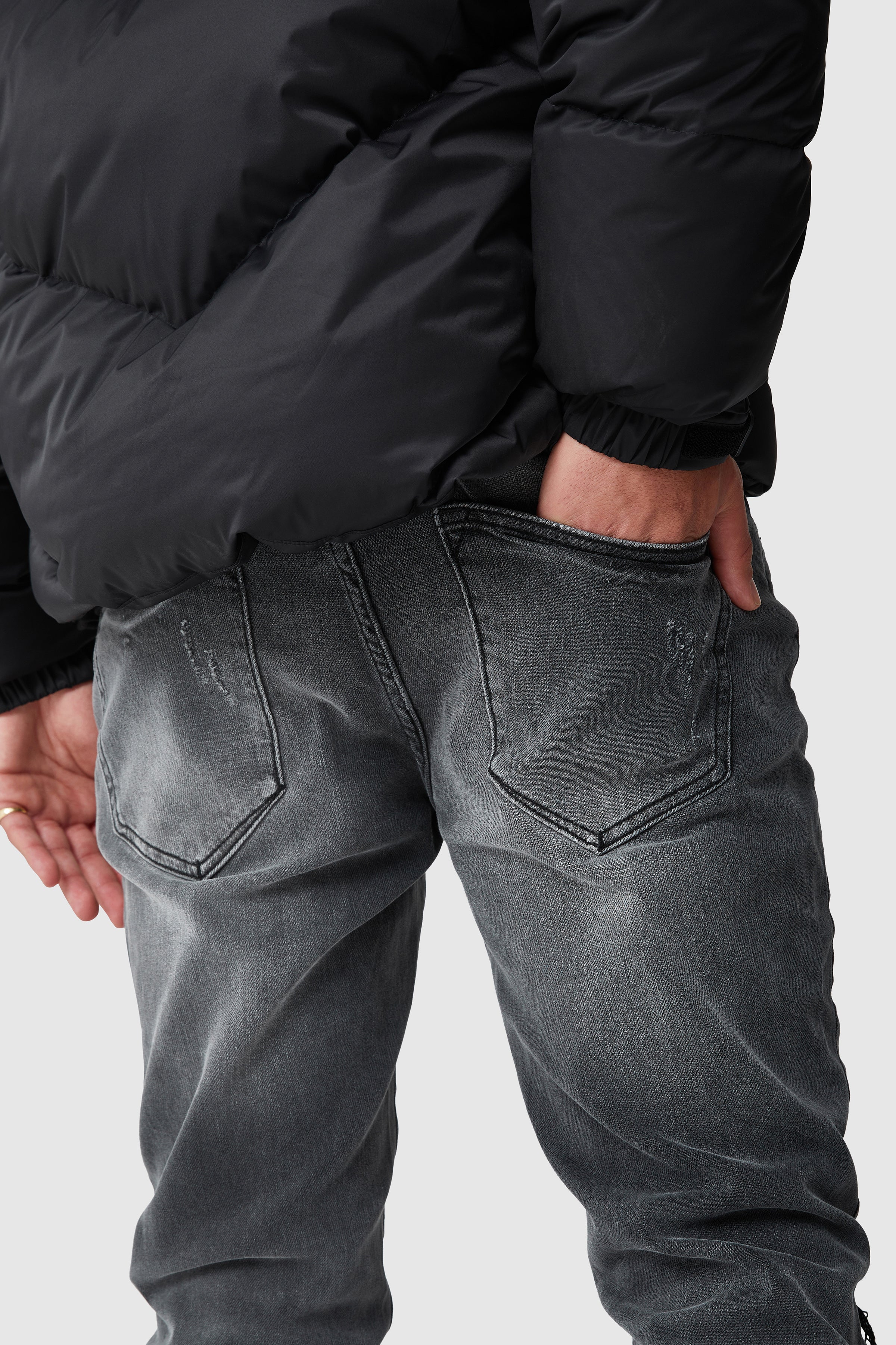 Enzo Slim Jean - Grey - Image 8