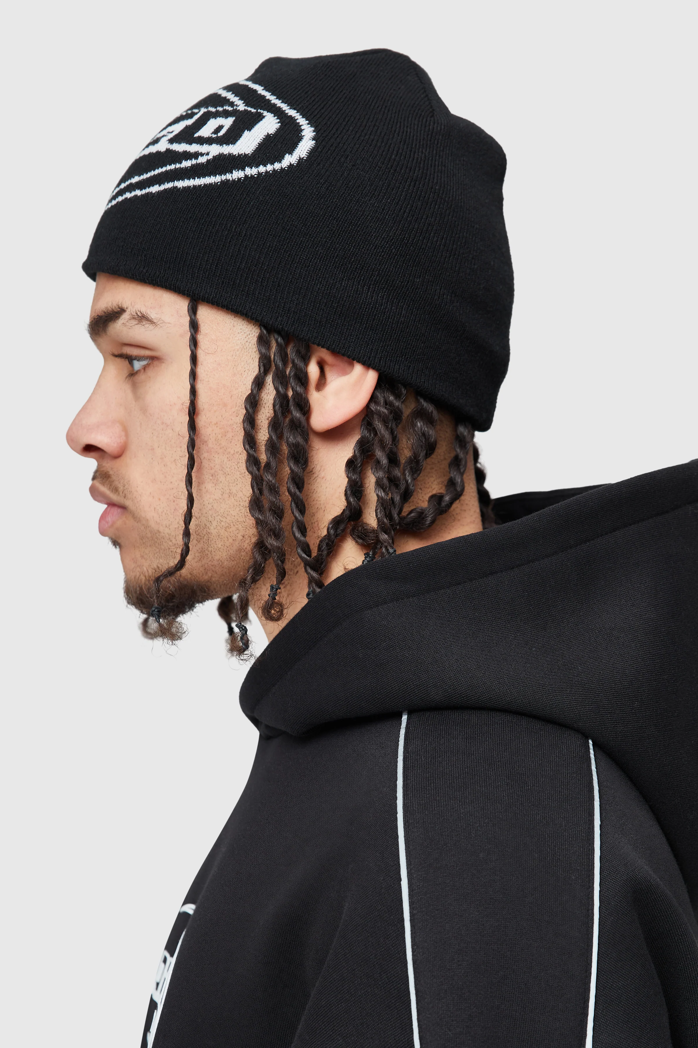 Forza Skull Beanie - Black - Image 5