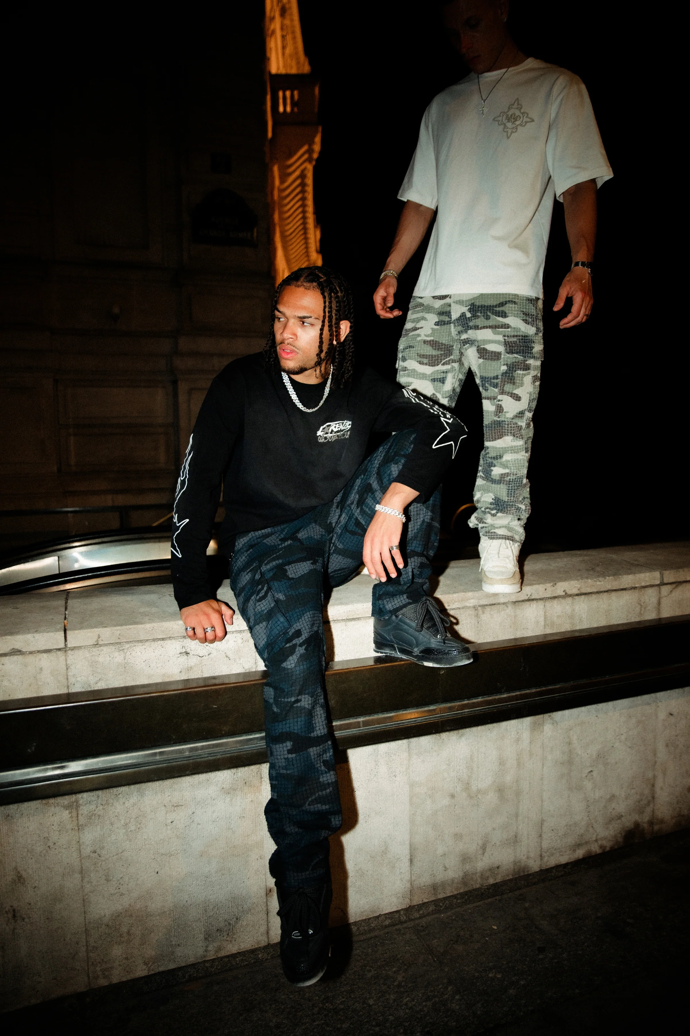 General Camo Cargo Pant - Black/Charcoal - Image 4