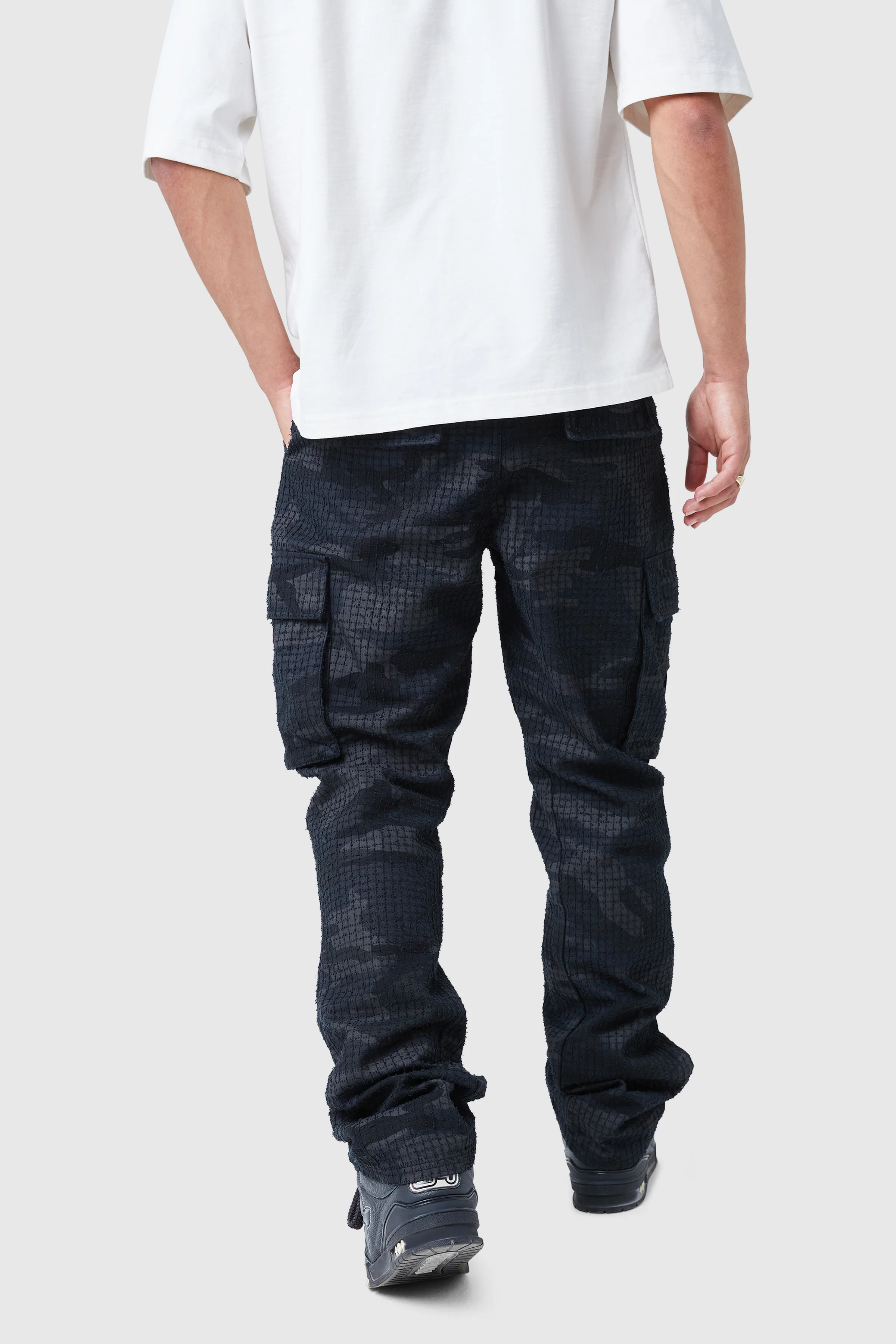General Camo Cargo Pant - Black/Charcoal - Image 6