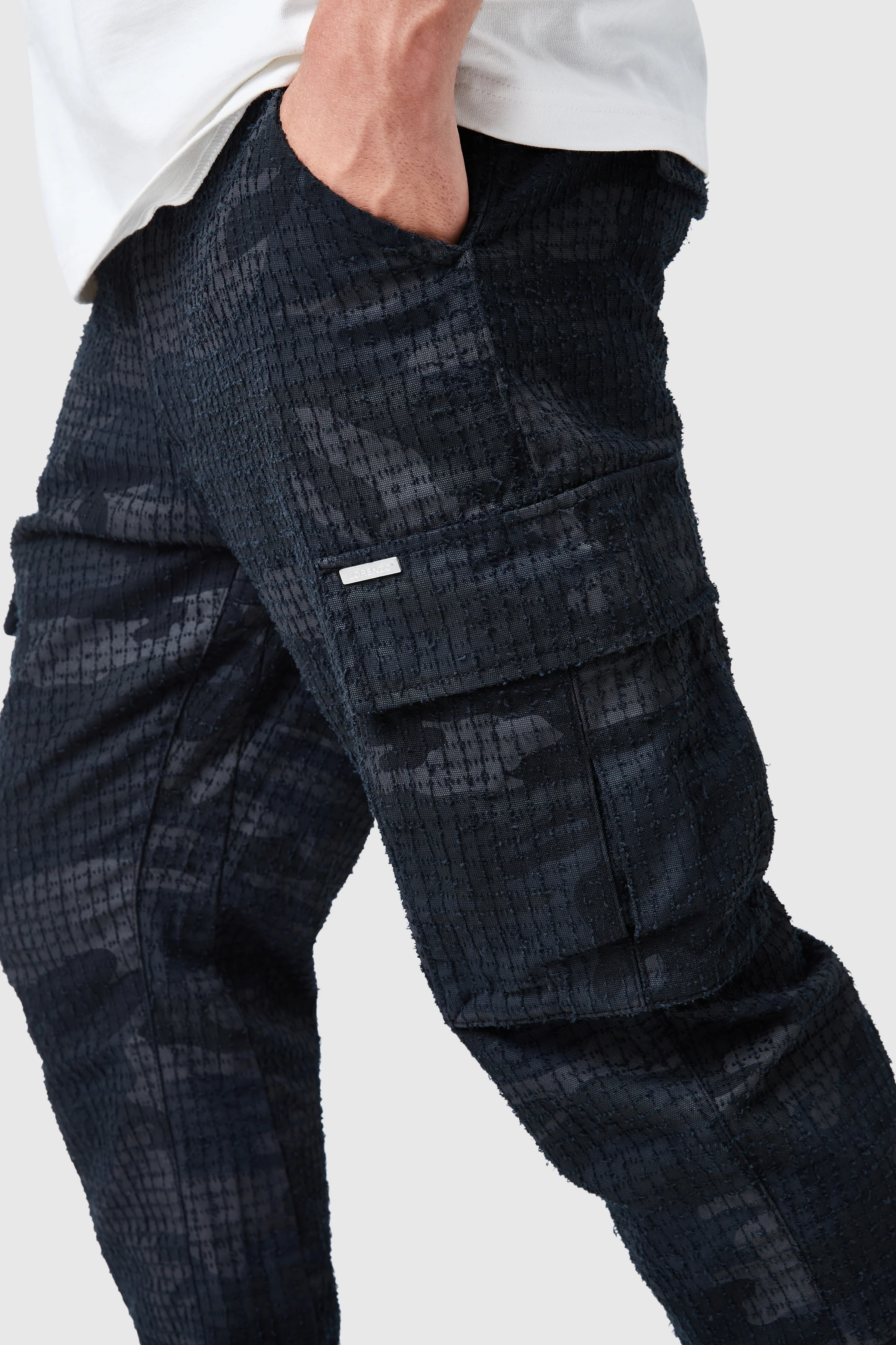 General Camo Cargo Pant - Black/Charcoal - Image 8
