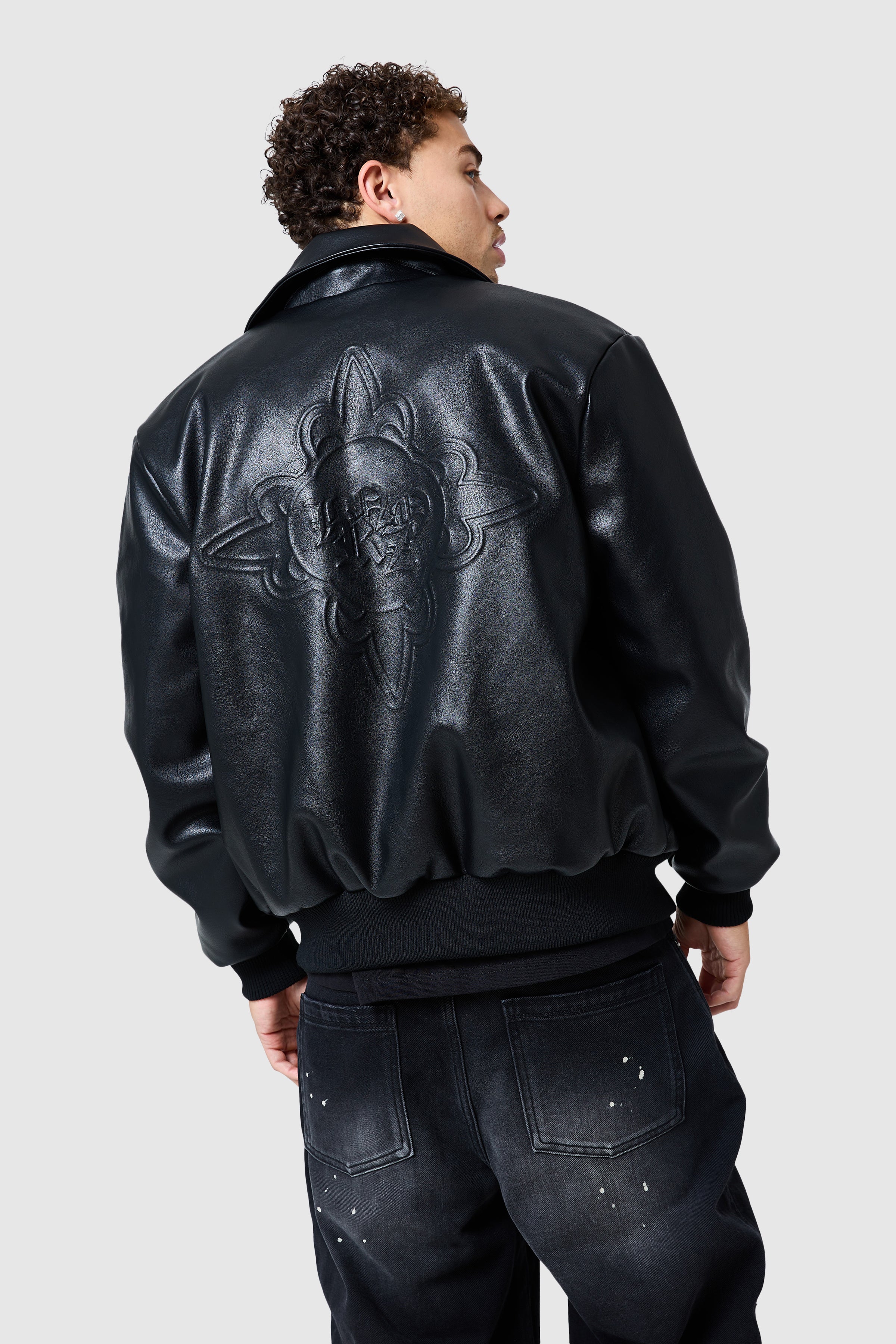 Icon Pu Jacket - Black - Image 10