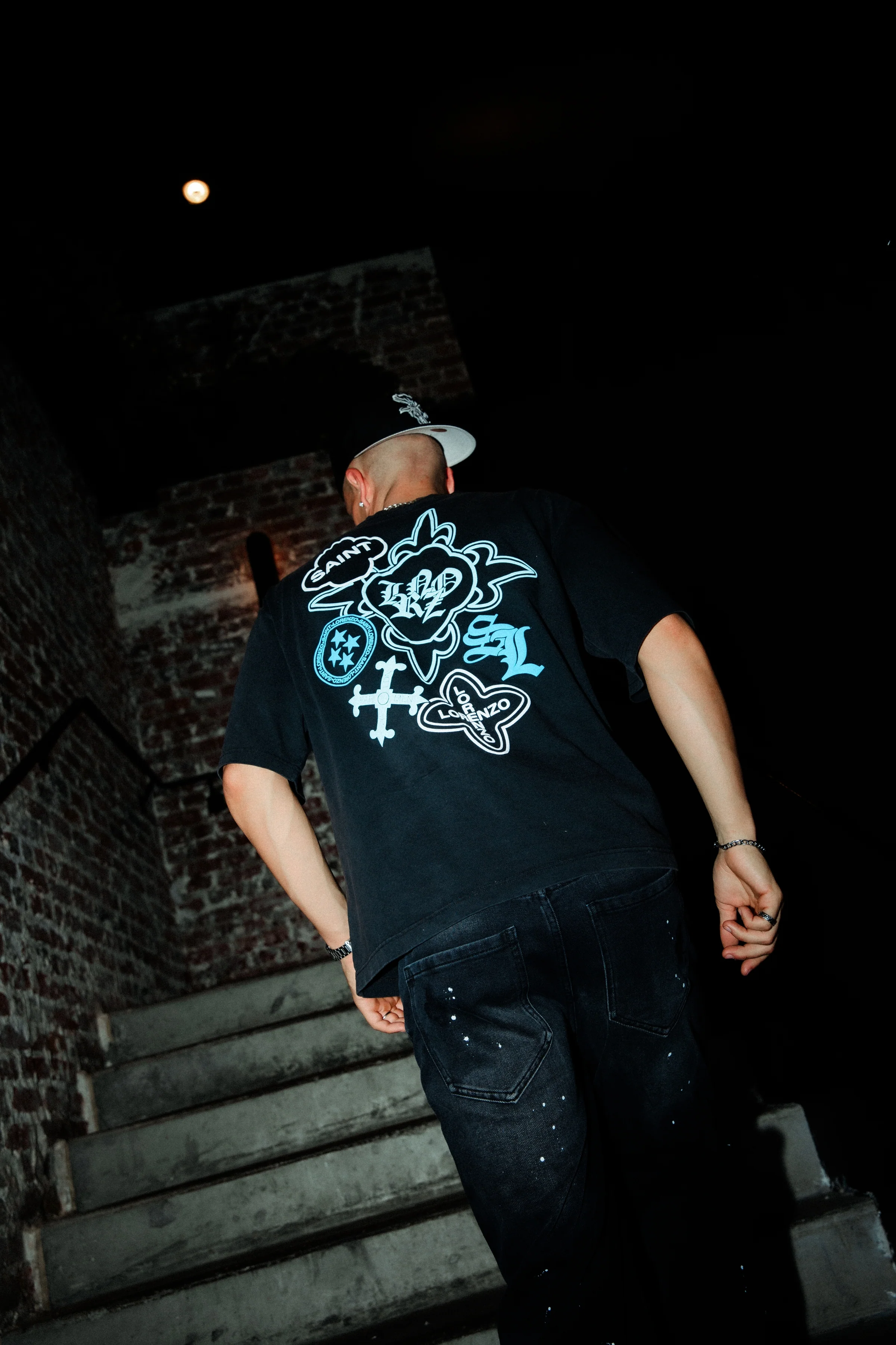 Icon Tee - Black Acid Wash - Image 4