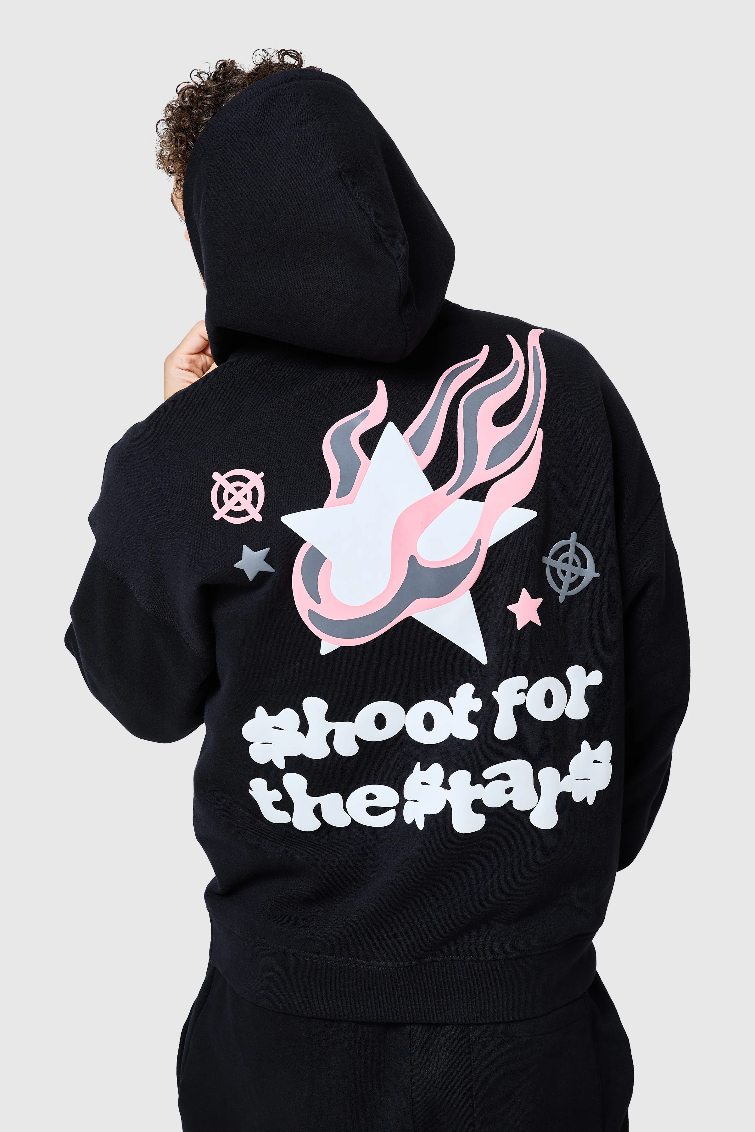 Shoot For The Stars Hood - Black - Image 6