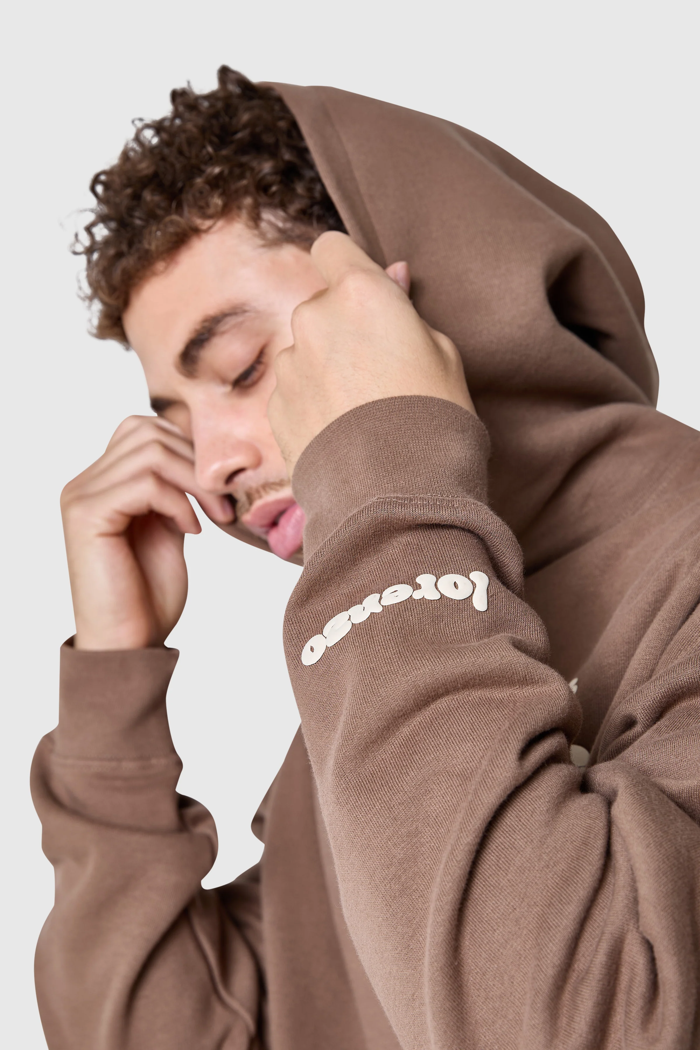 Shoot For The Stars Hood - Earthy Brown - Image 3