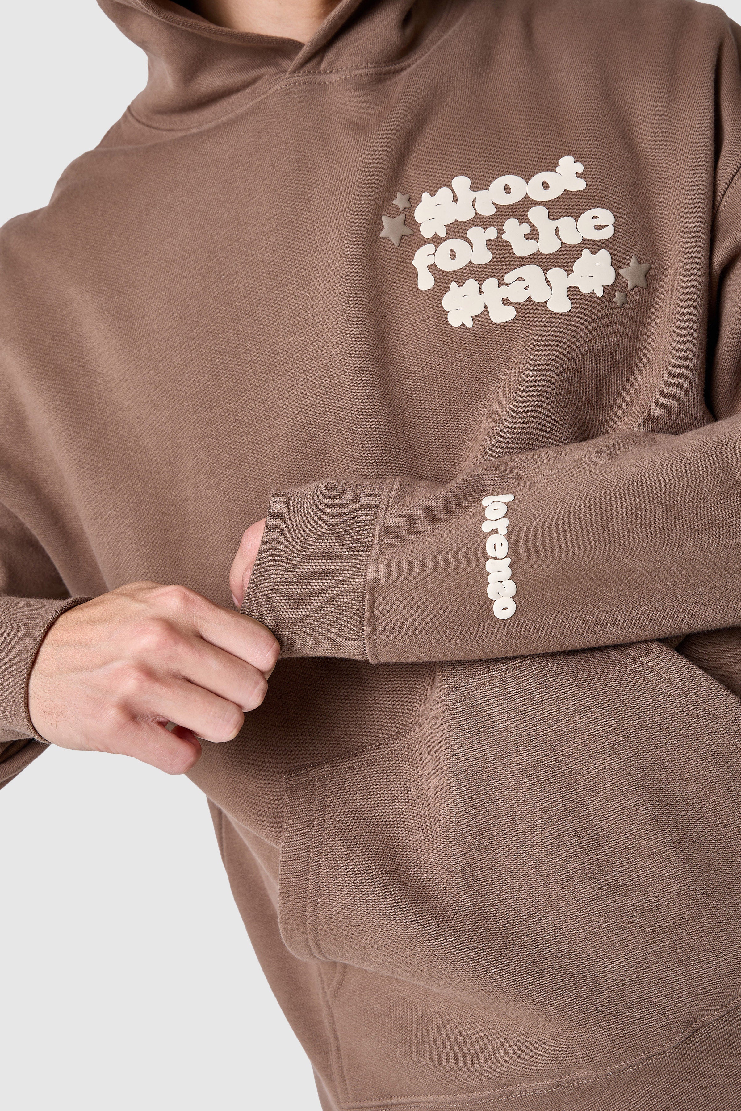 Shoot For The Stars Hood - Earthy Brown - Image 4