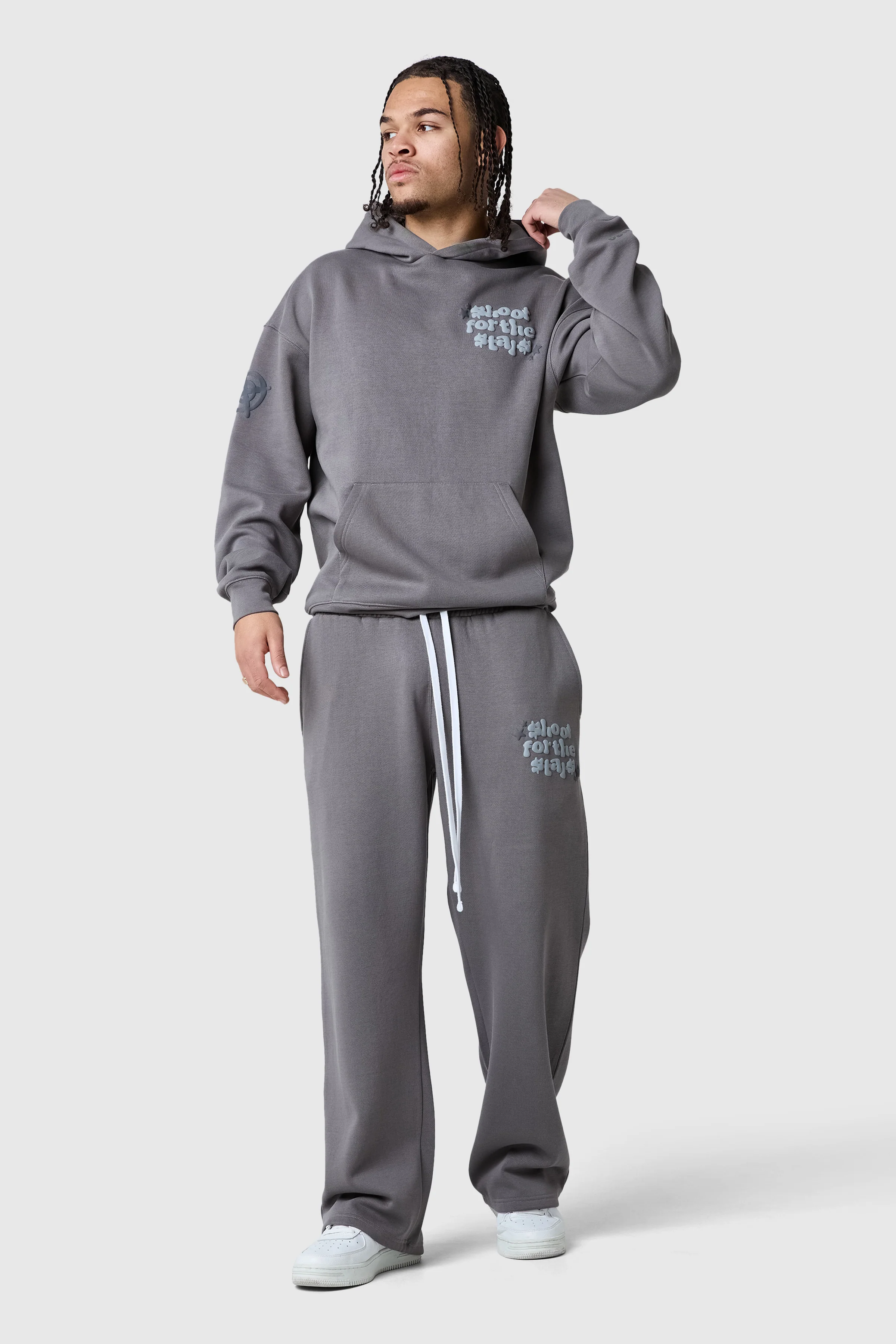 Shoot For The Stars Hood - Steel - Image 7