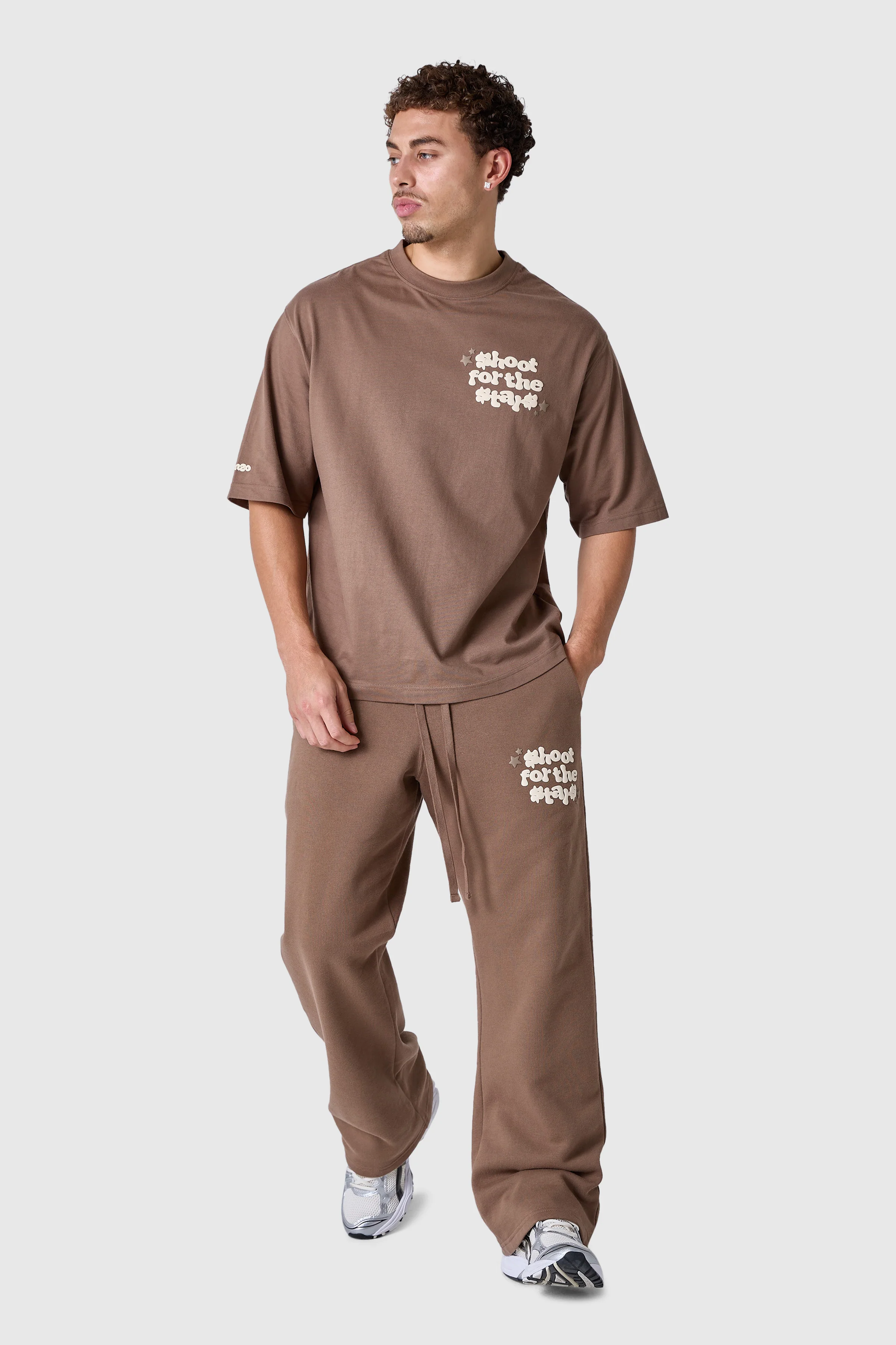 Shoot For The Stars Jogger - Earthy Brown - Image 4