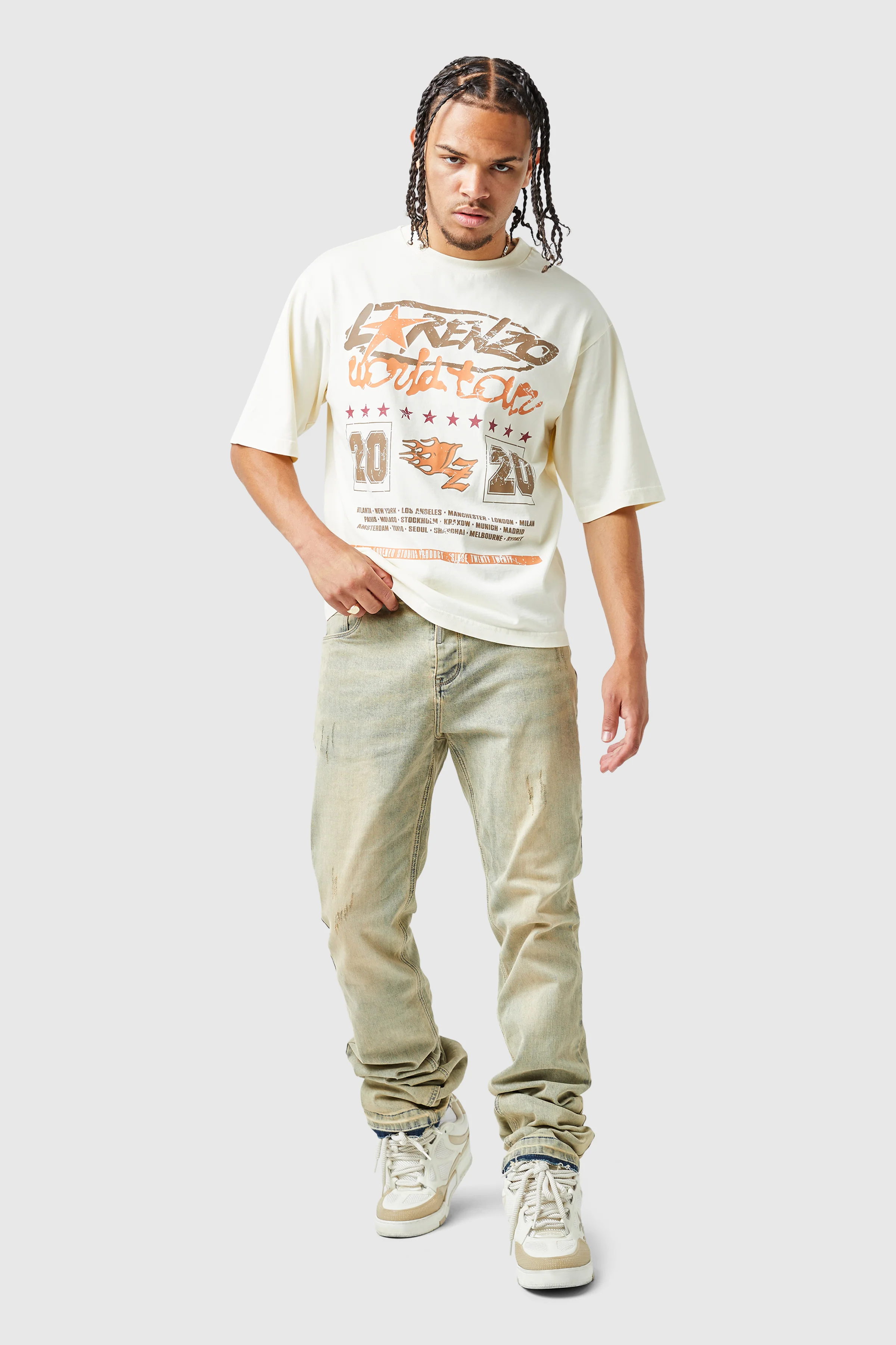 Stacked Jean - Dune Blue Wash - Image 3