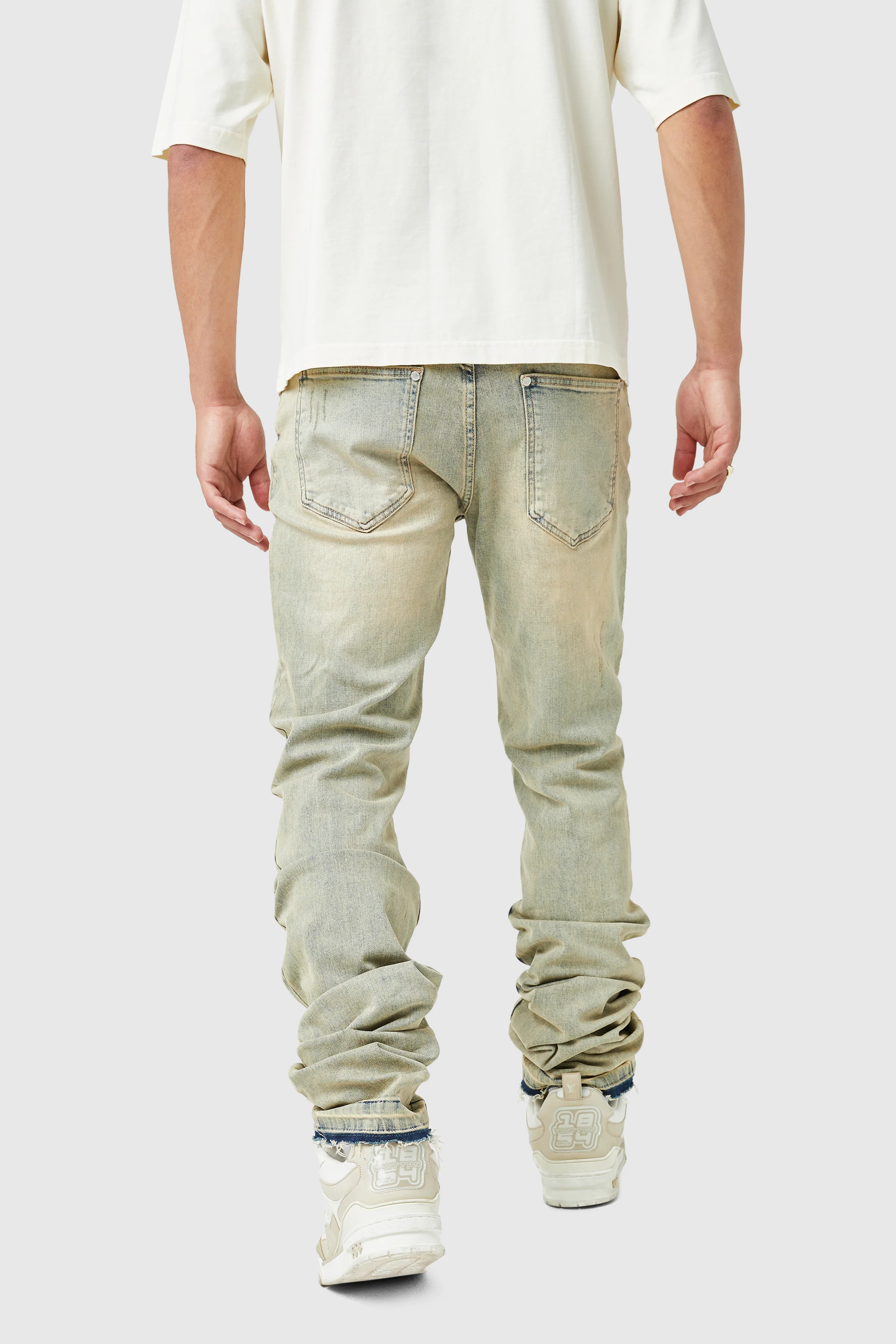 Stacked Jean - Dune Blue Wash - Image 6