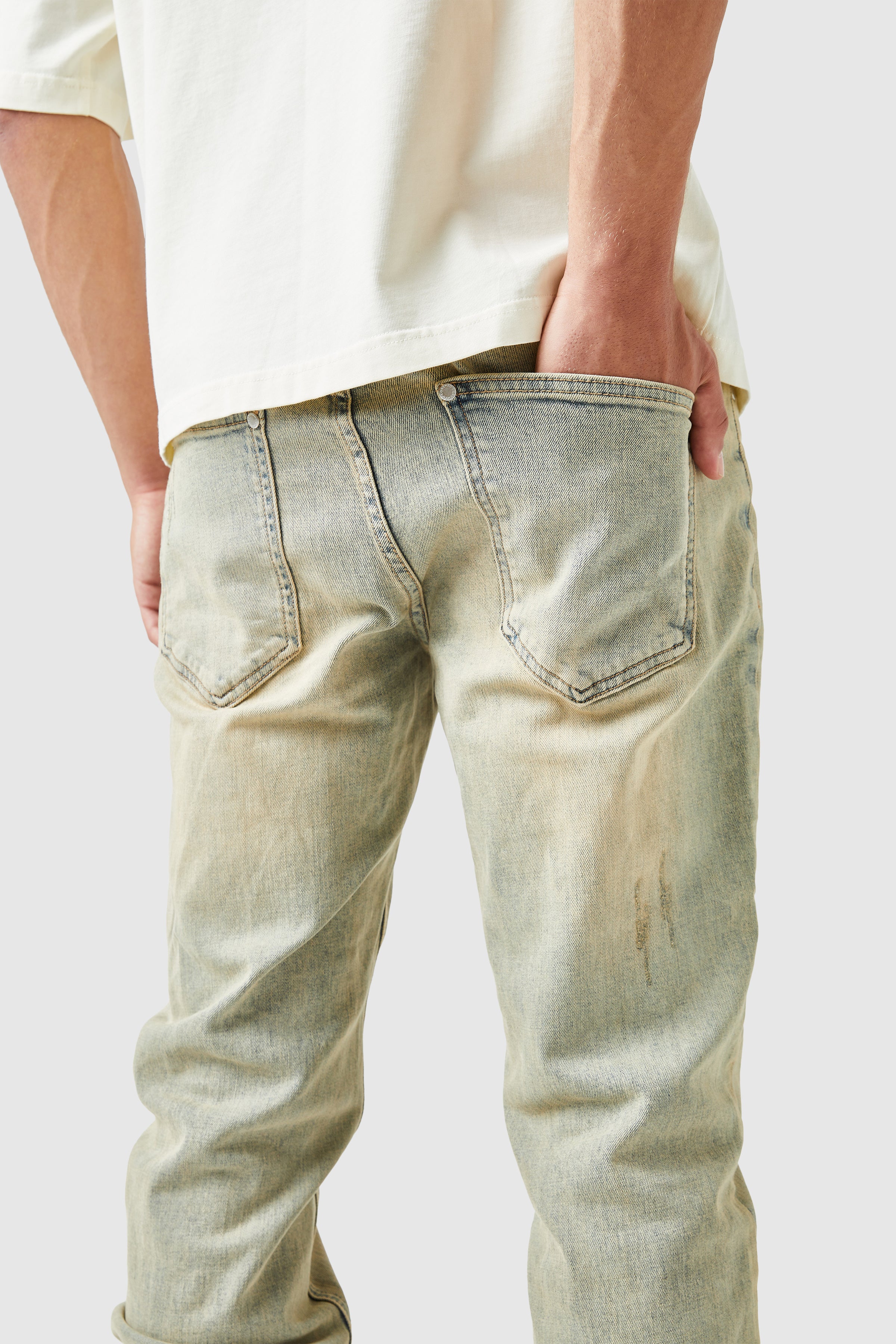 Stacked Jean - Dune Blue Wash - Image 7