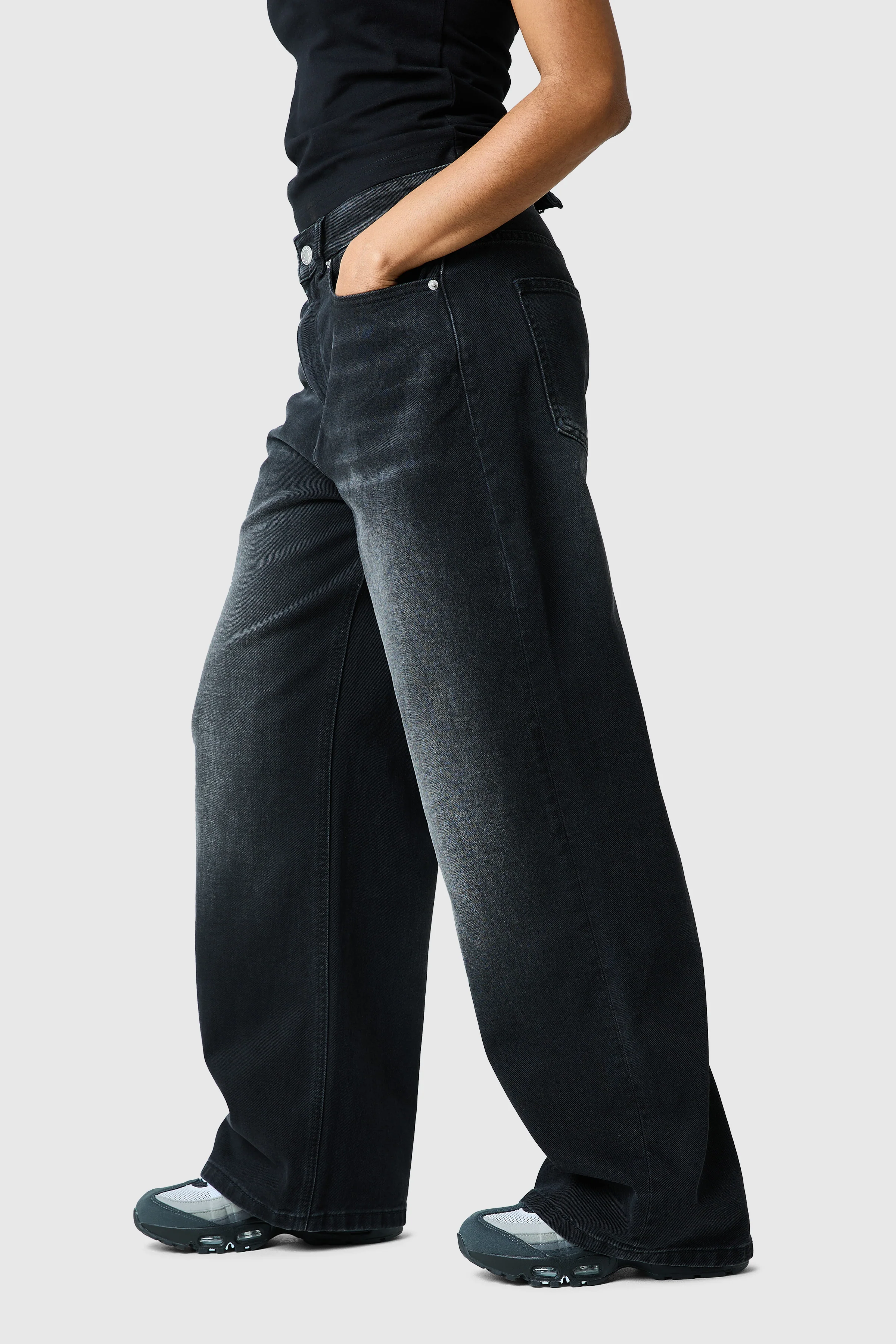 Womens Brooke Jean - Black Denim - Image 3