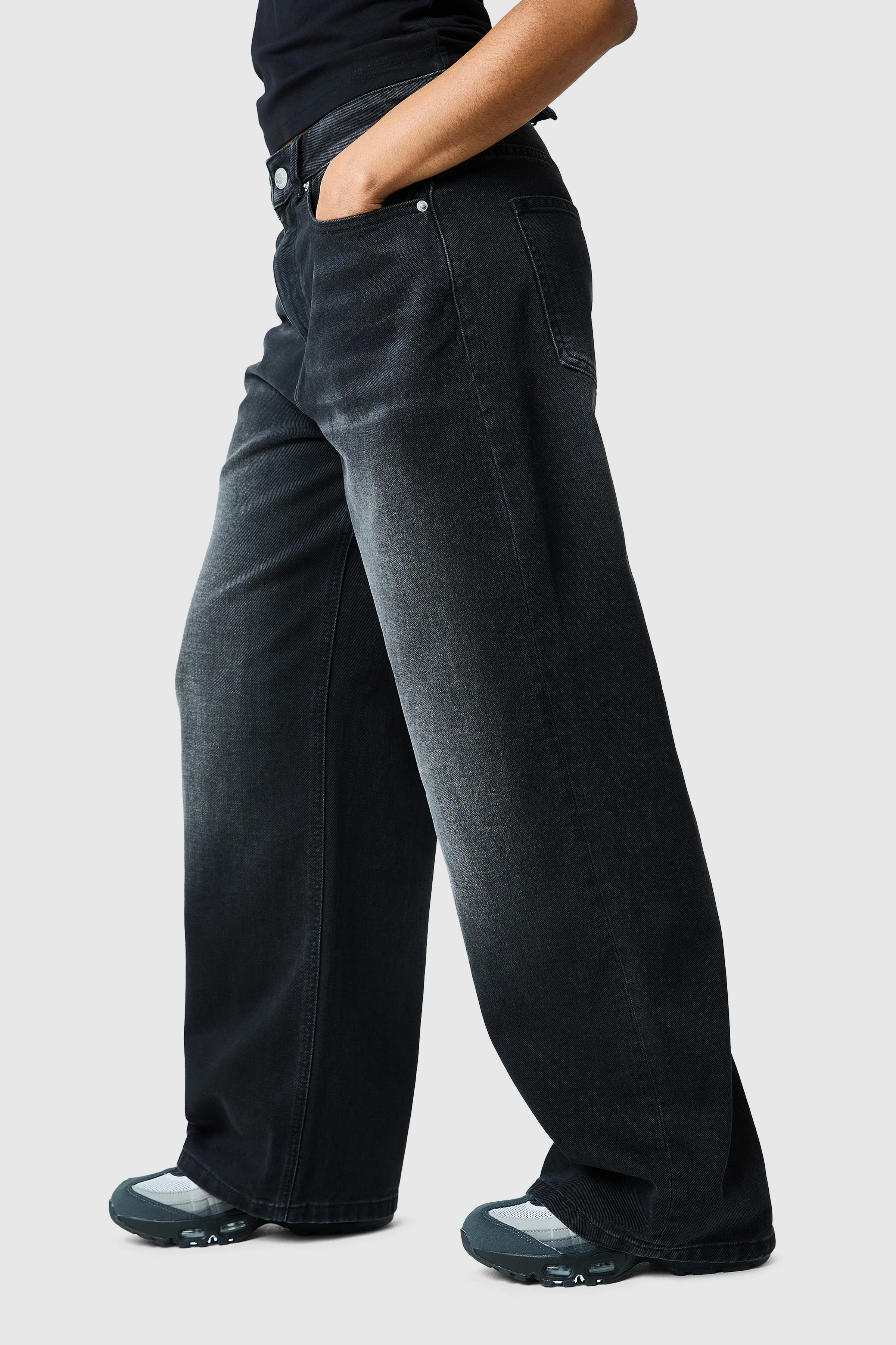 Womens Brooke Jean - Black Denim - Image 4