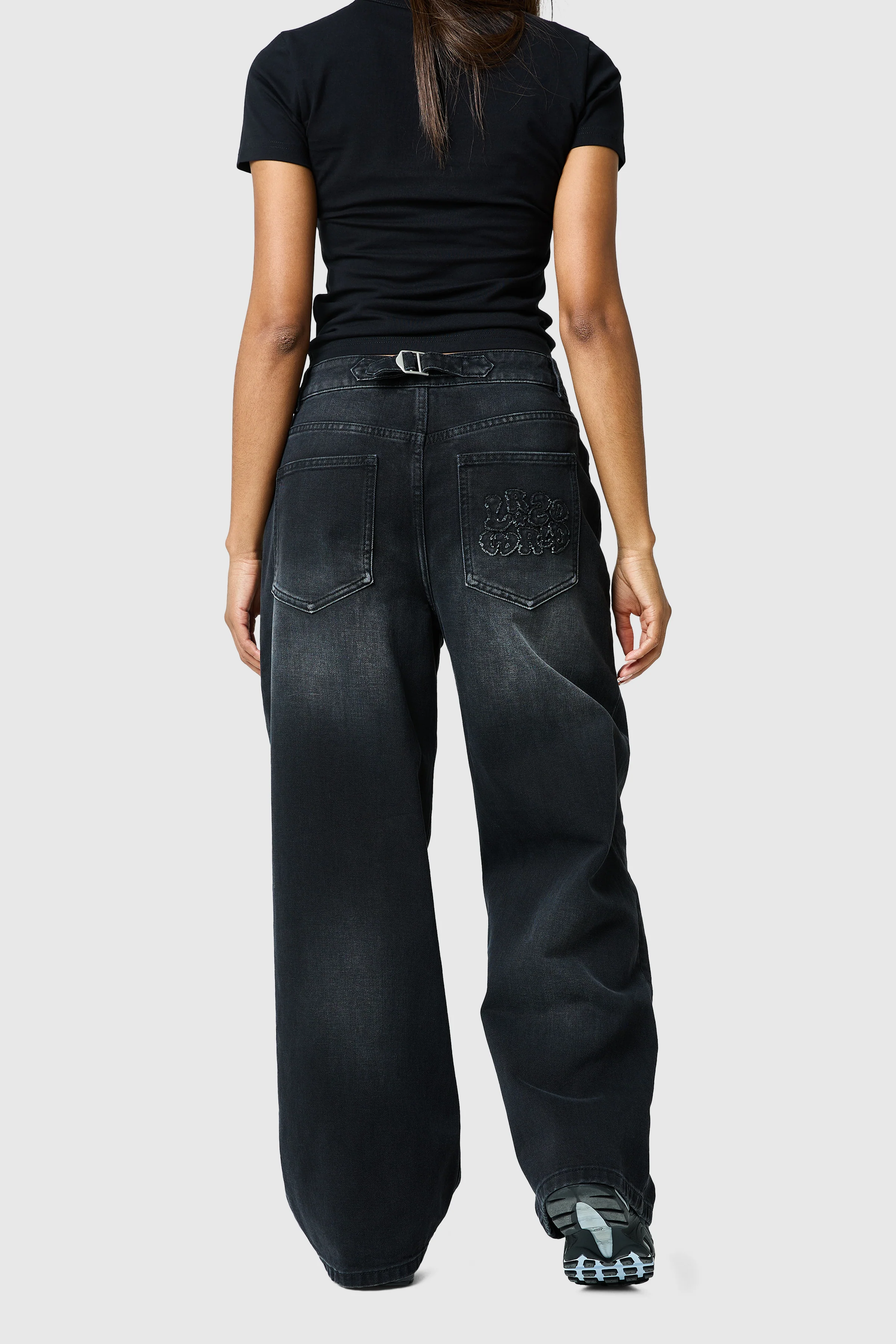 Womens Brooke Jean - Black Denim - Image 5