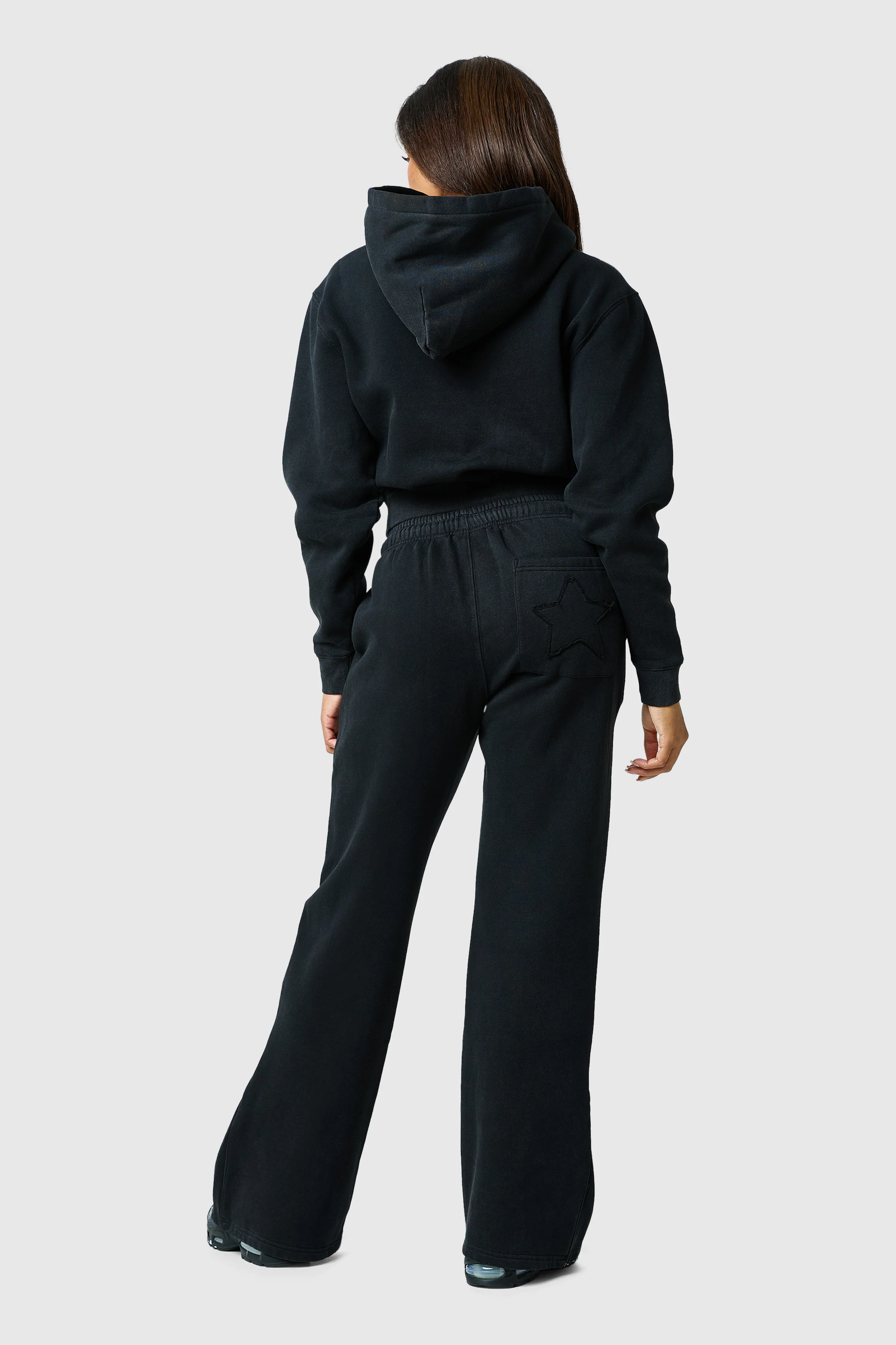 Womens Lrzo Wrld Applique Tracksuit - Black - Image 3