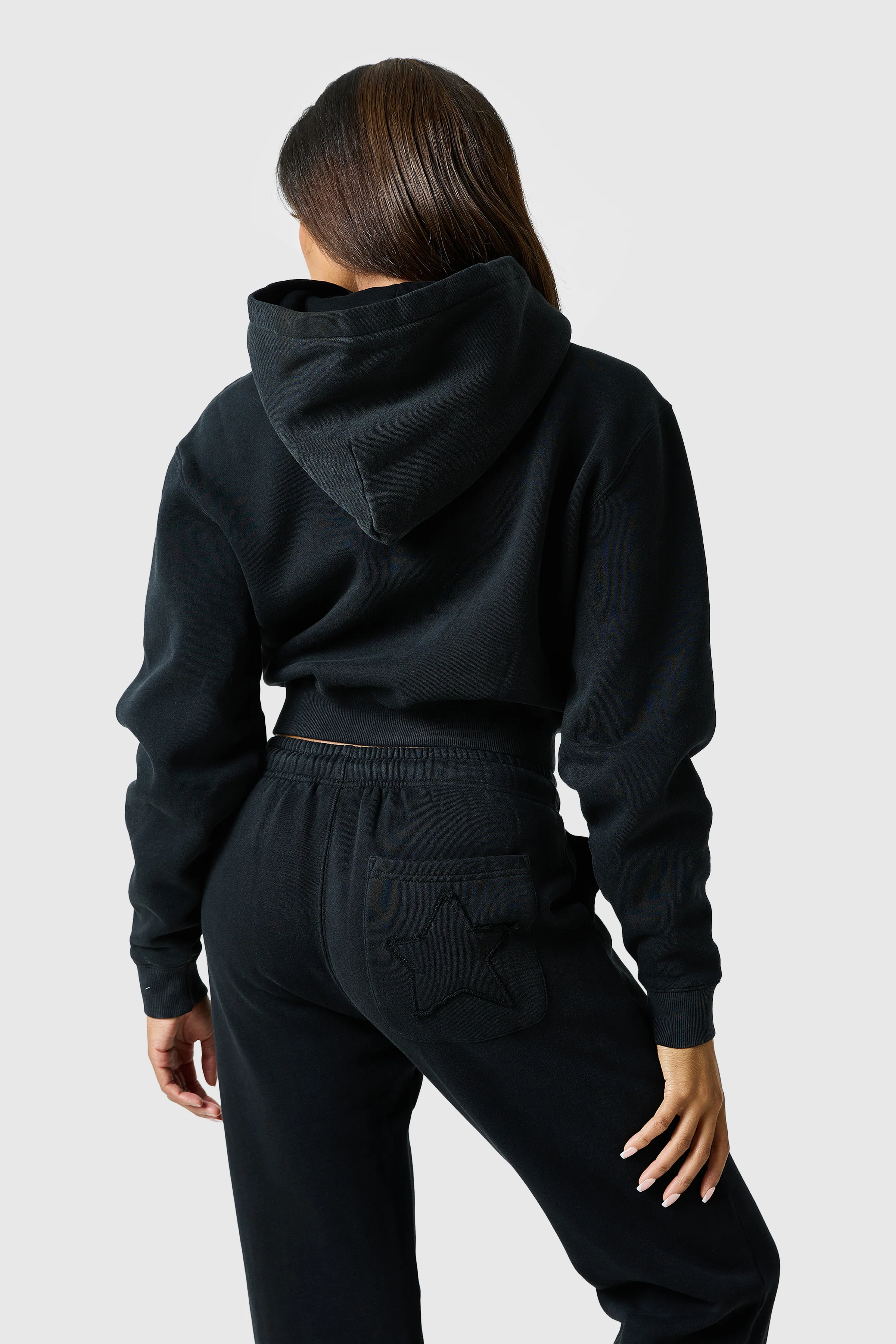 Womens Lrzo Wrld Applique Tracksuit - Black - Image 5