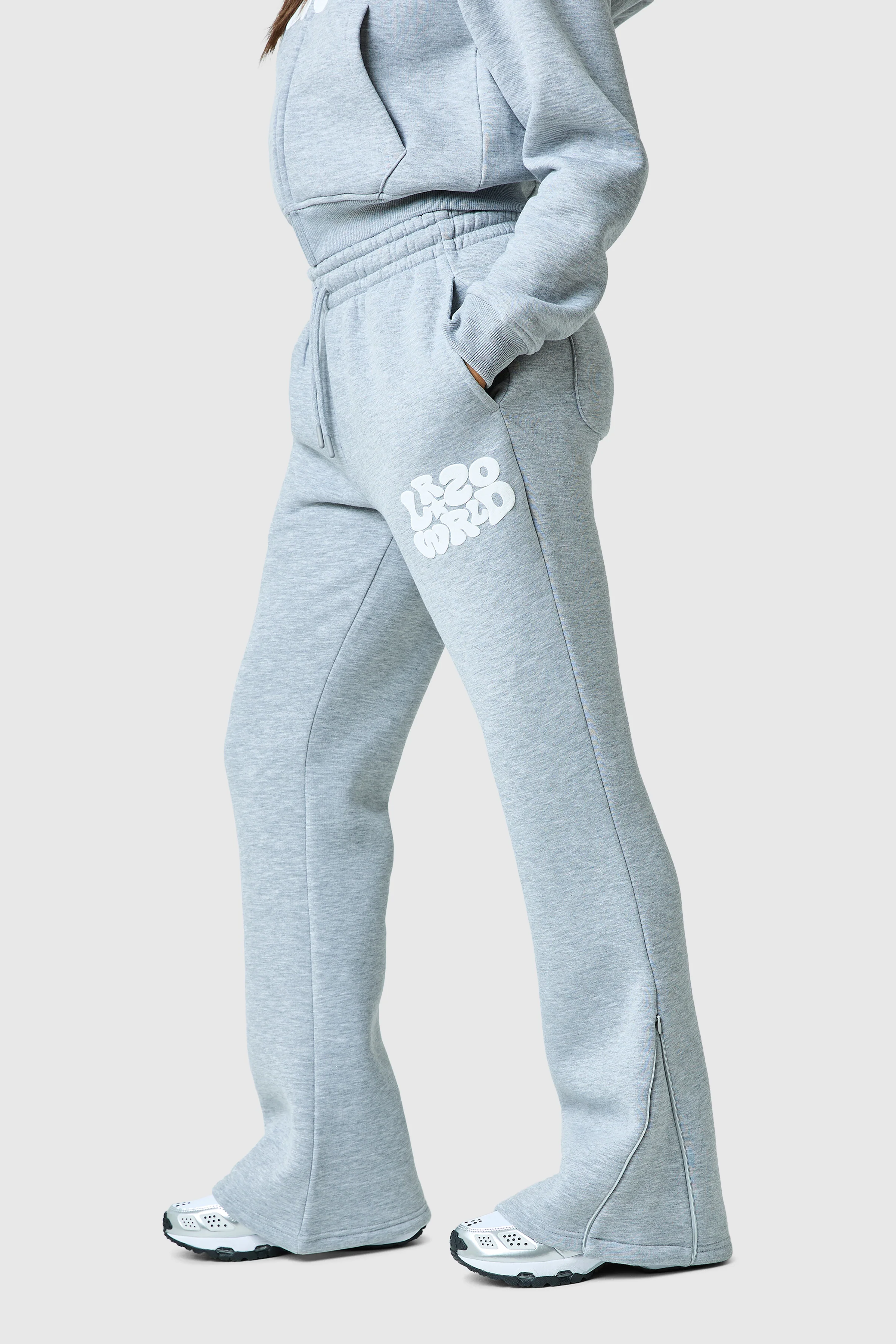 Womens Luna Jogger - Grey Marl - Image 4