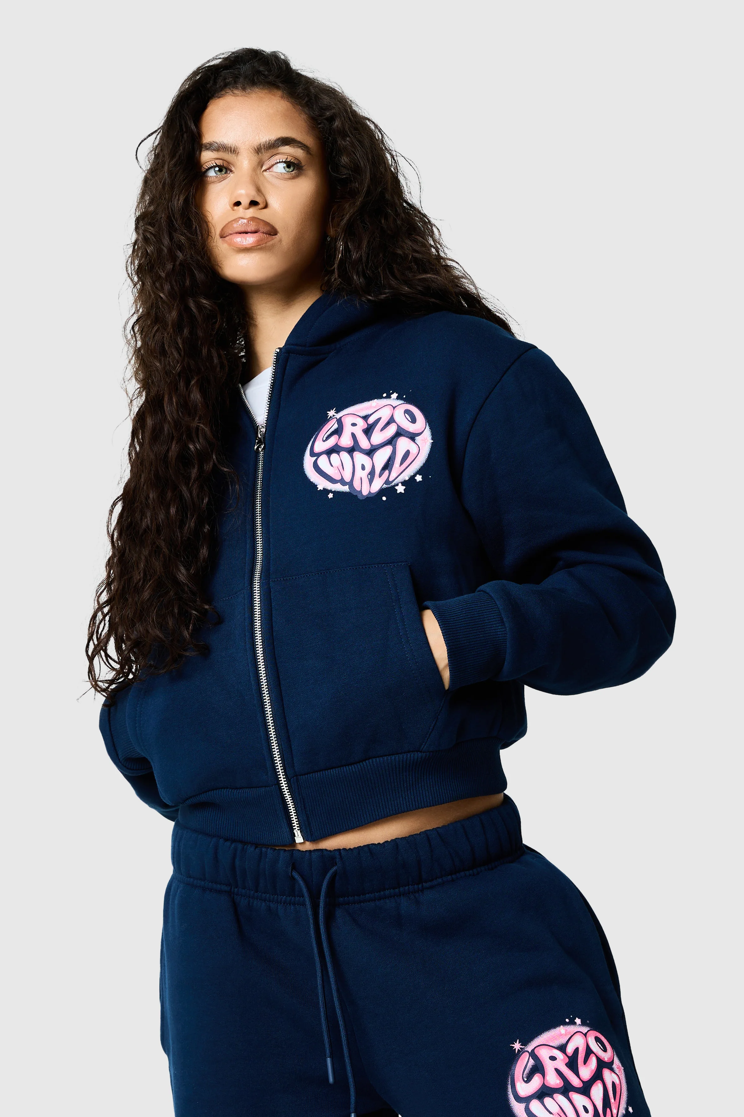 Womens Nova Tracksuit - Ebony Blue - Image 11