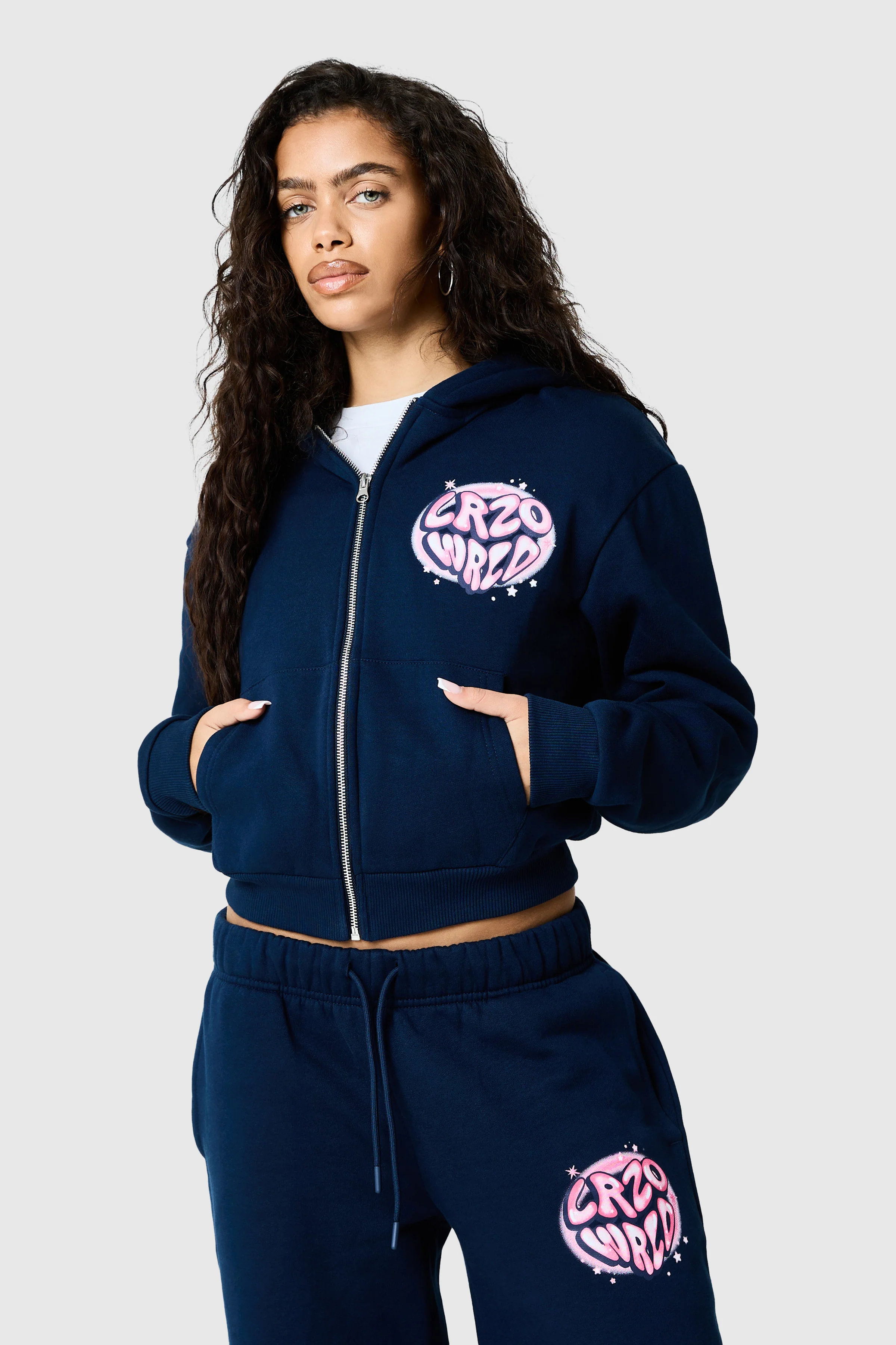 Womens Nova Tracksuit - Ebony Blue - Image 12