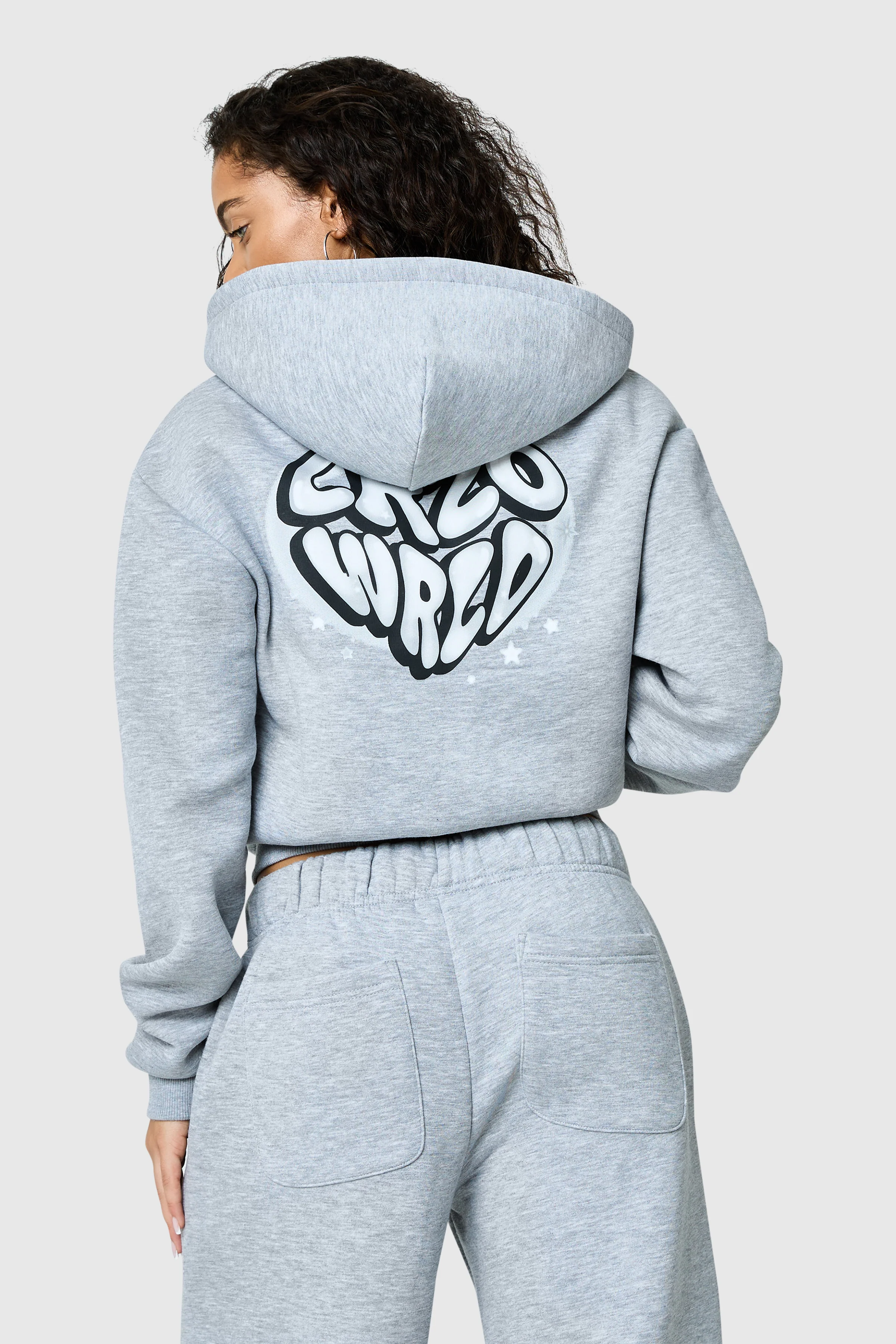 Womens Nova Tracksuit - Grey Marl - Image 3