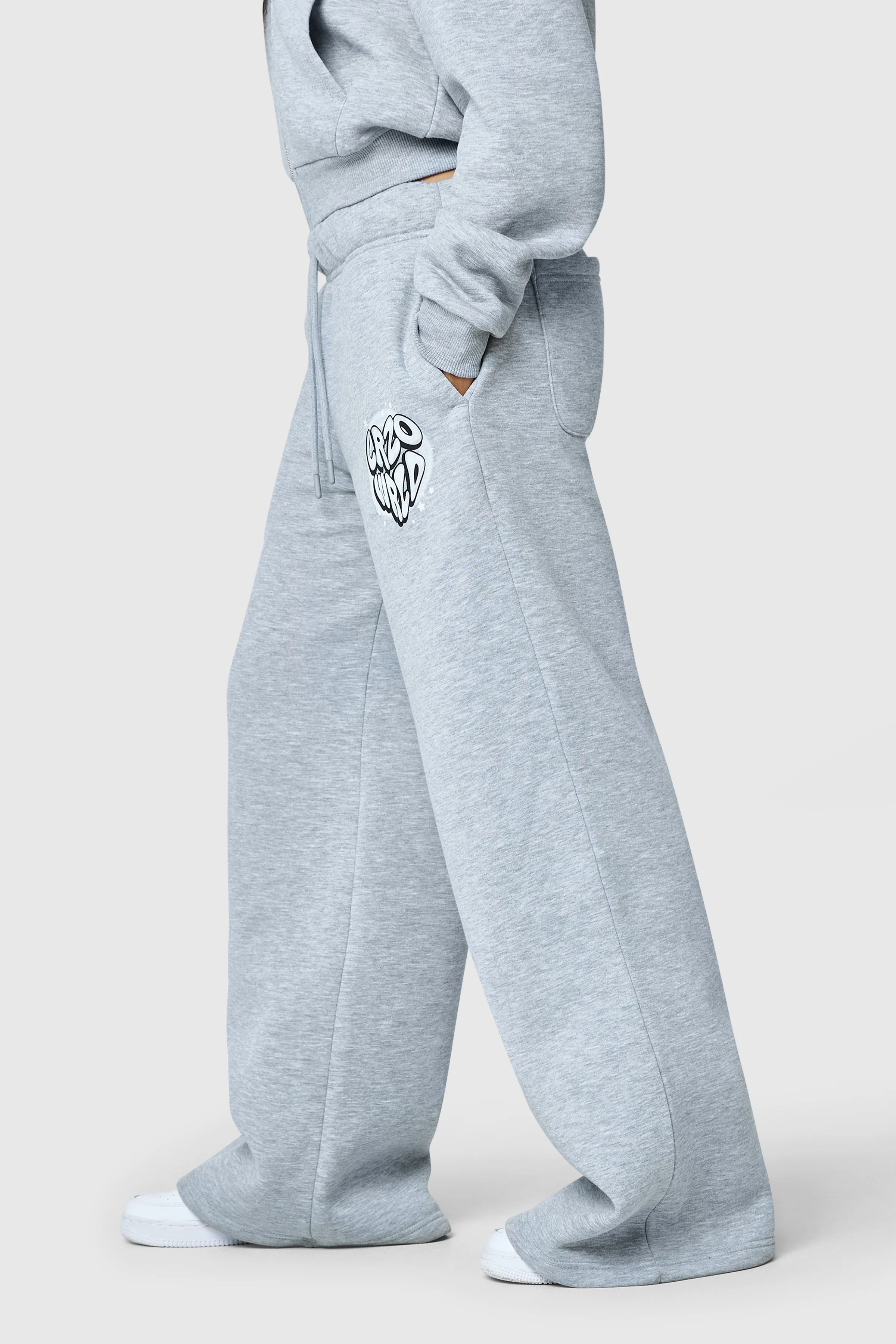 Womens Nova Tracksuit - Grey Marl - Image 9
