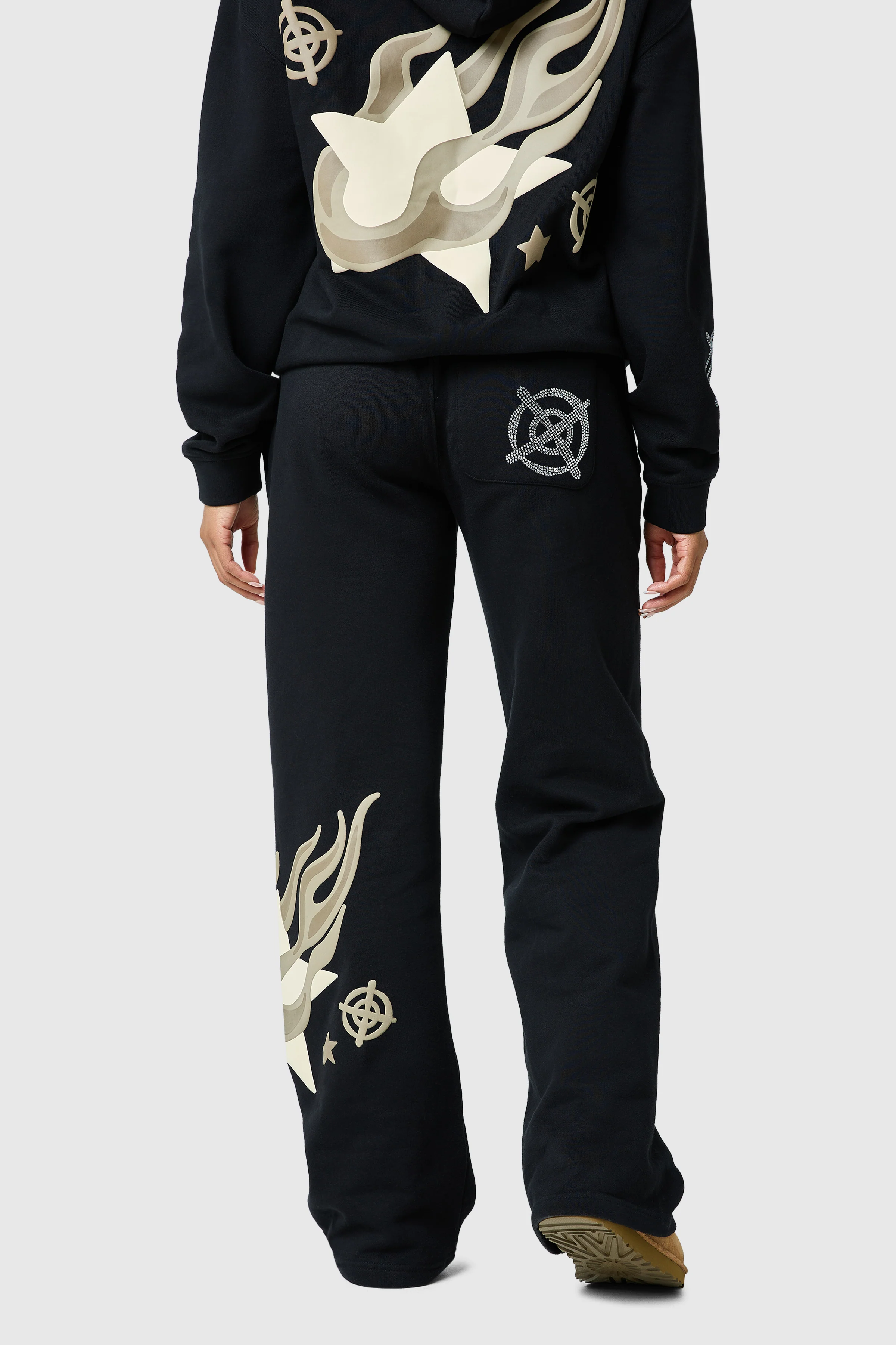 Womens Shoot For The Stars Jogger - Black - Image 6