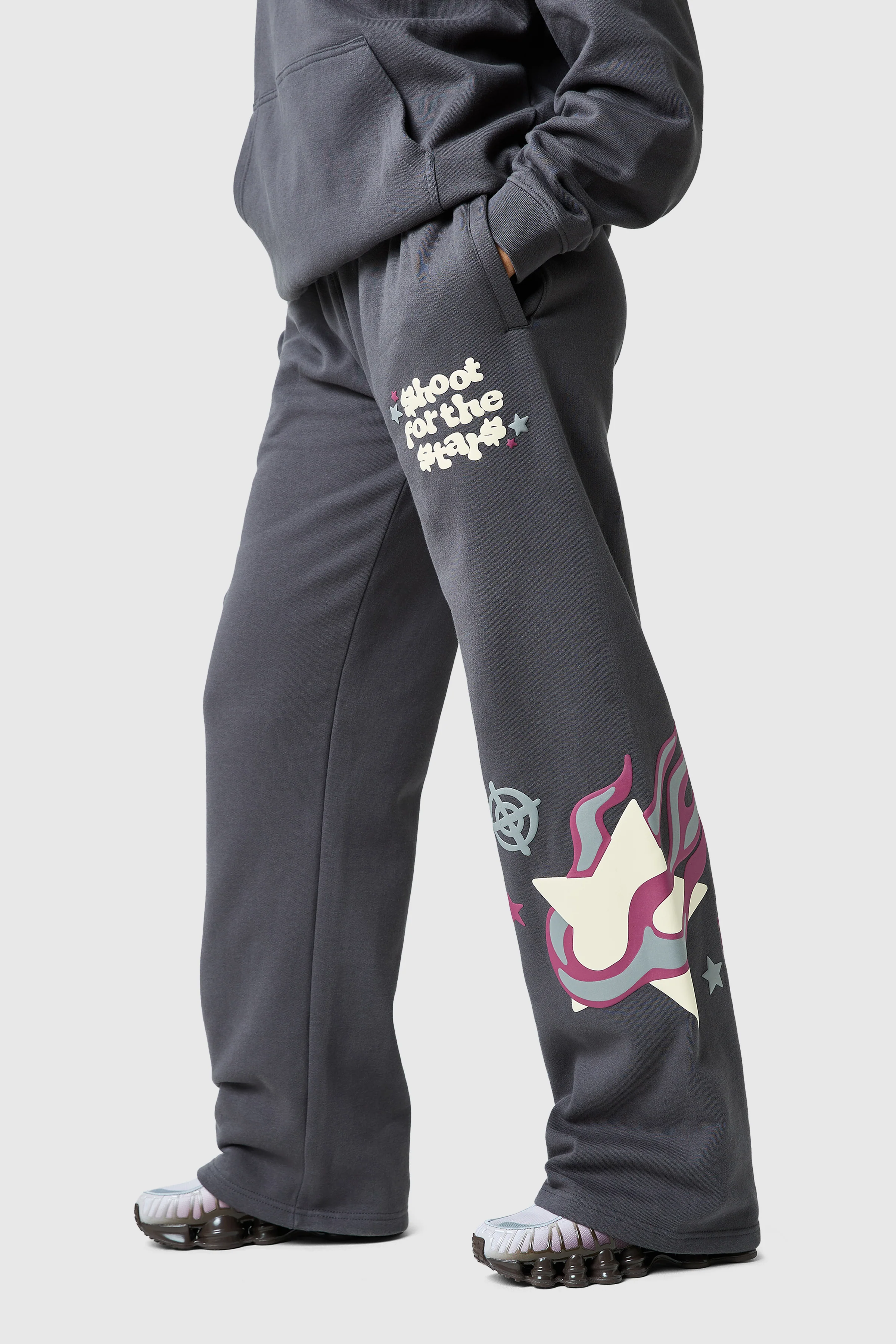 Womens Shoot For The Stars Jogger - Volcano Grey - Image 3