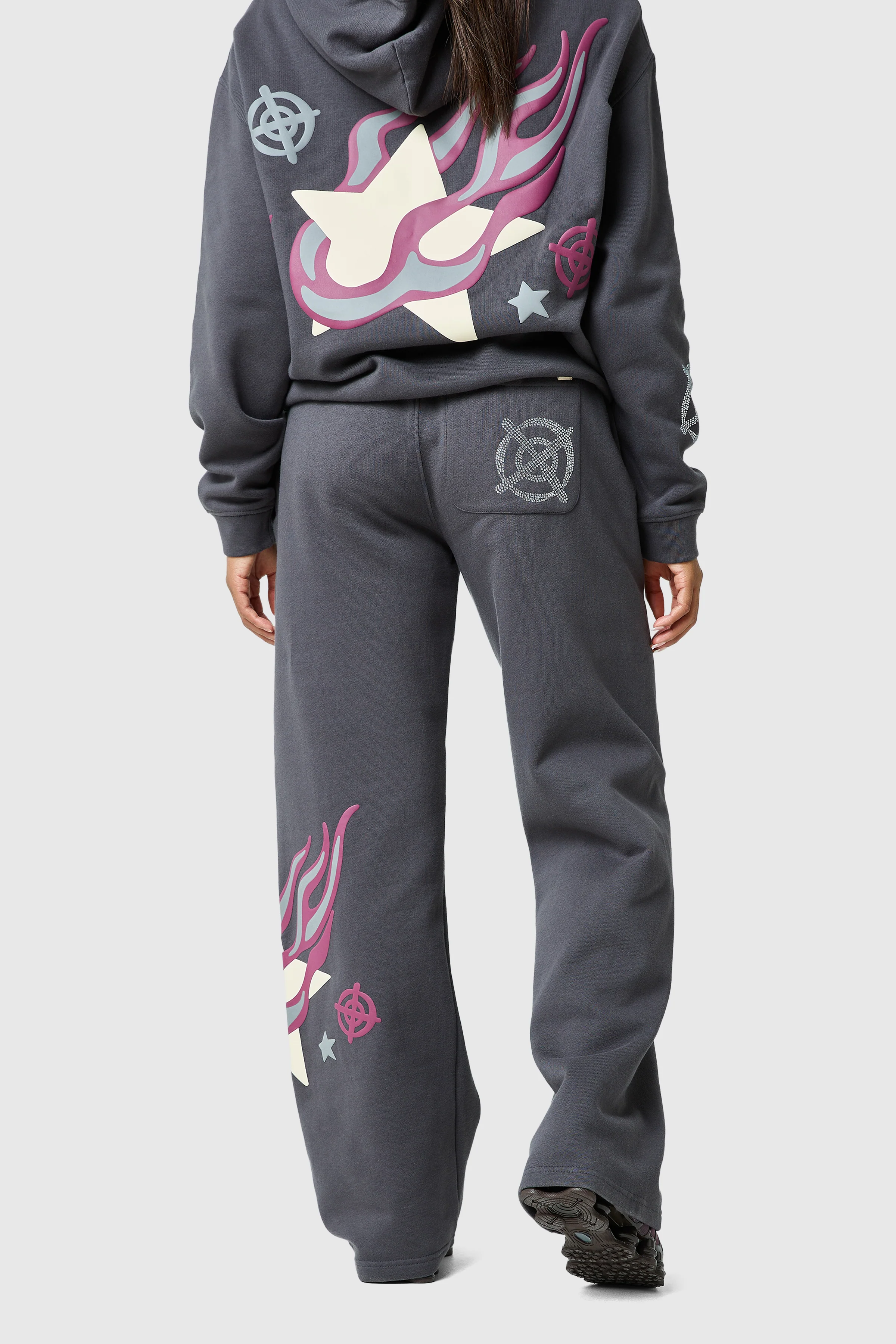 Womens Shoot For The Stars Jogger - Volcano Grey - Image 4