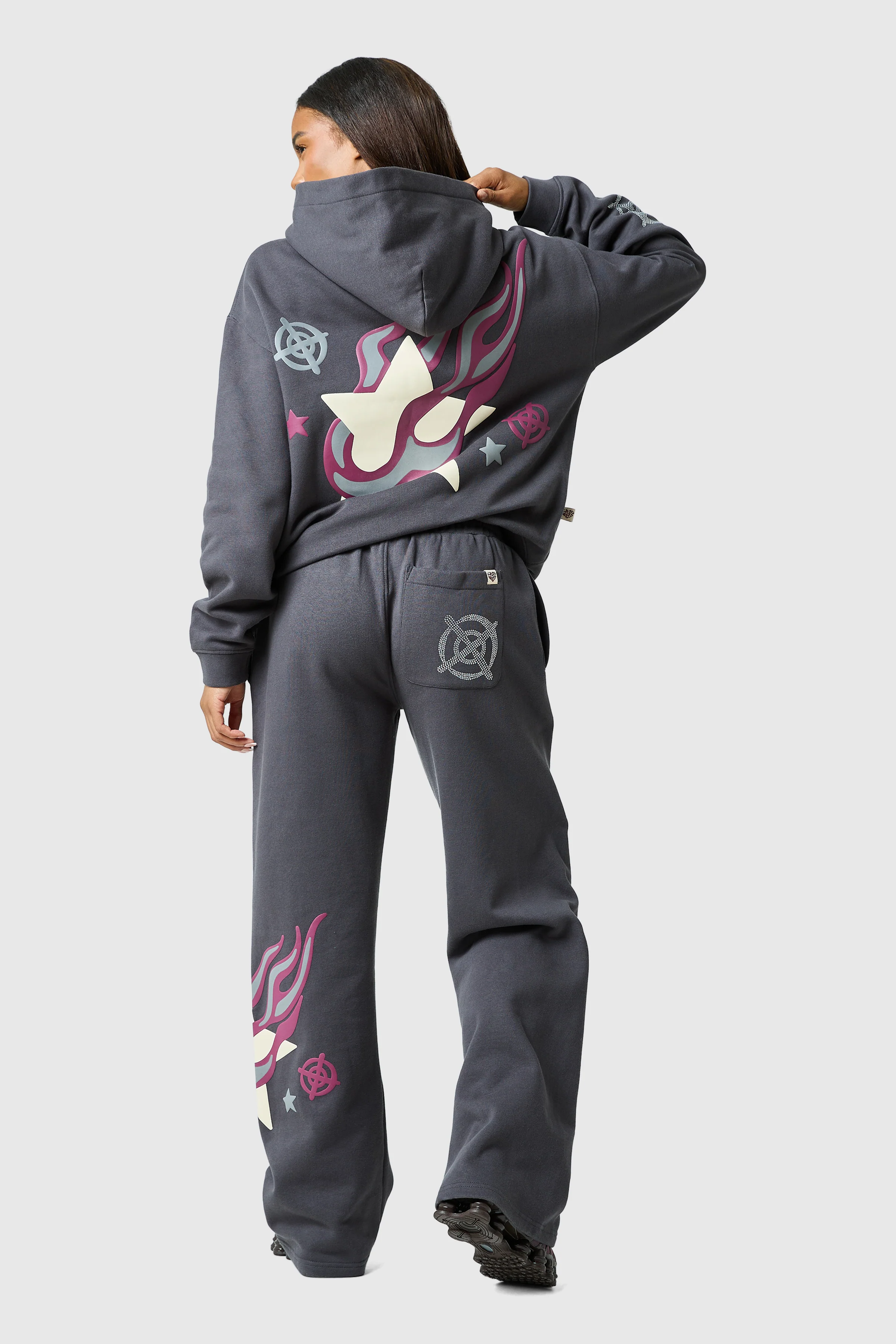 Womens Shoot For The Stars Jogger - Volcano Grey - Image 6