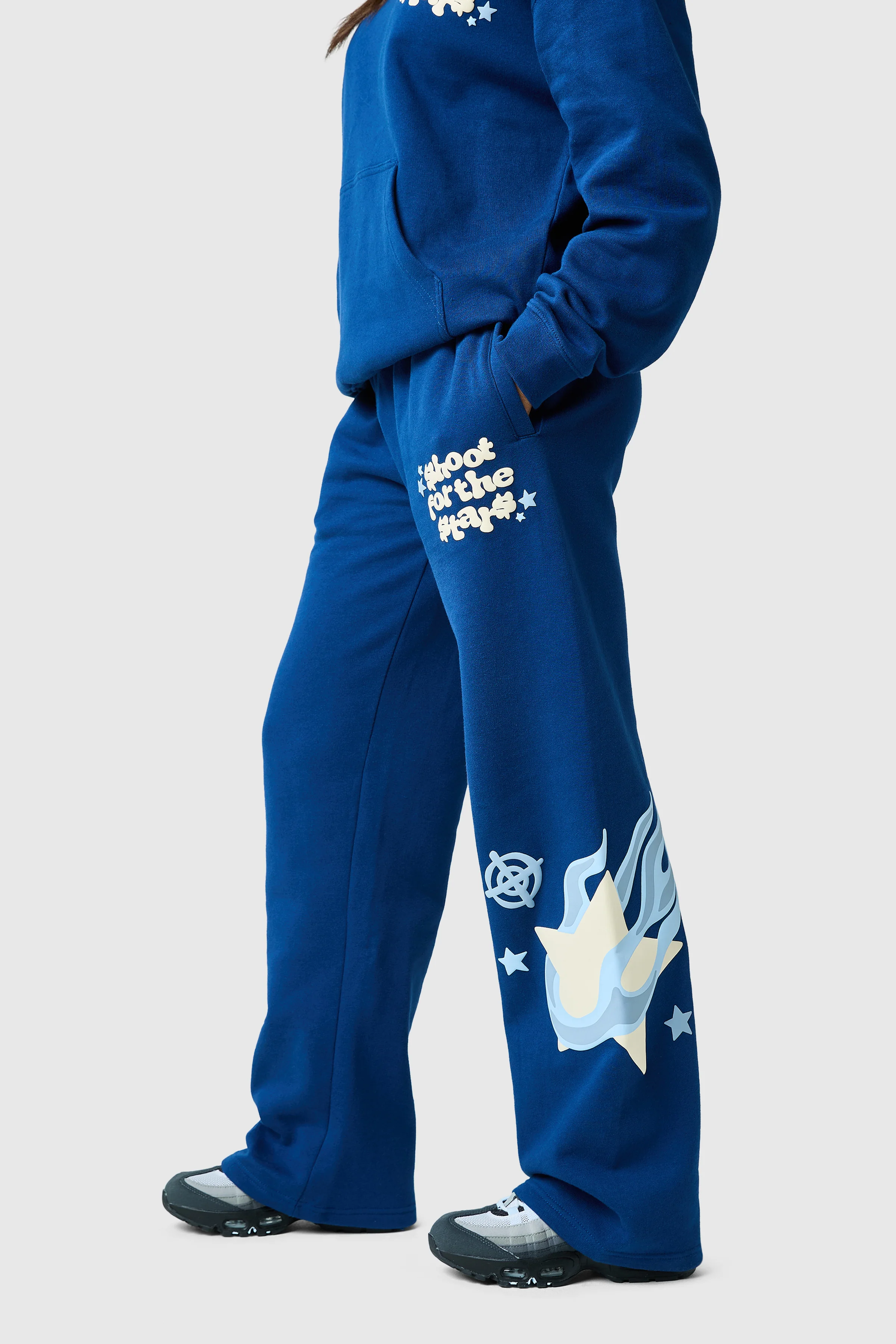 Womens Shoot For The Stars Tracksuit - Ocean Navy - Image 7