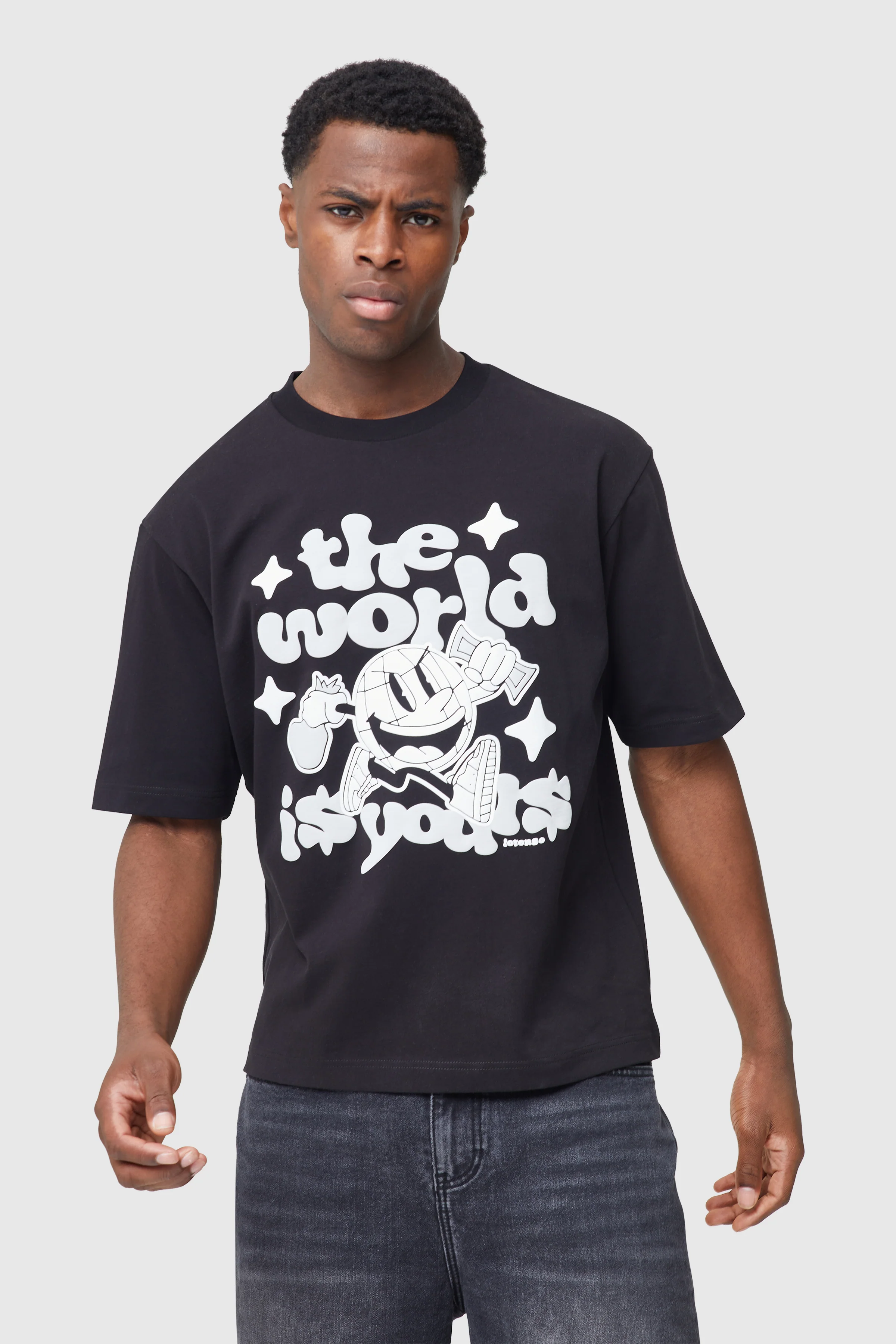 World Is Yours Tee - Black - Image 4