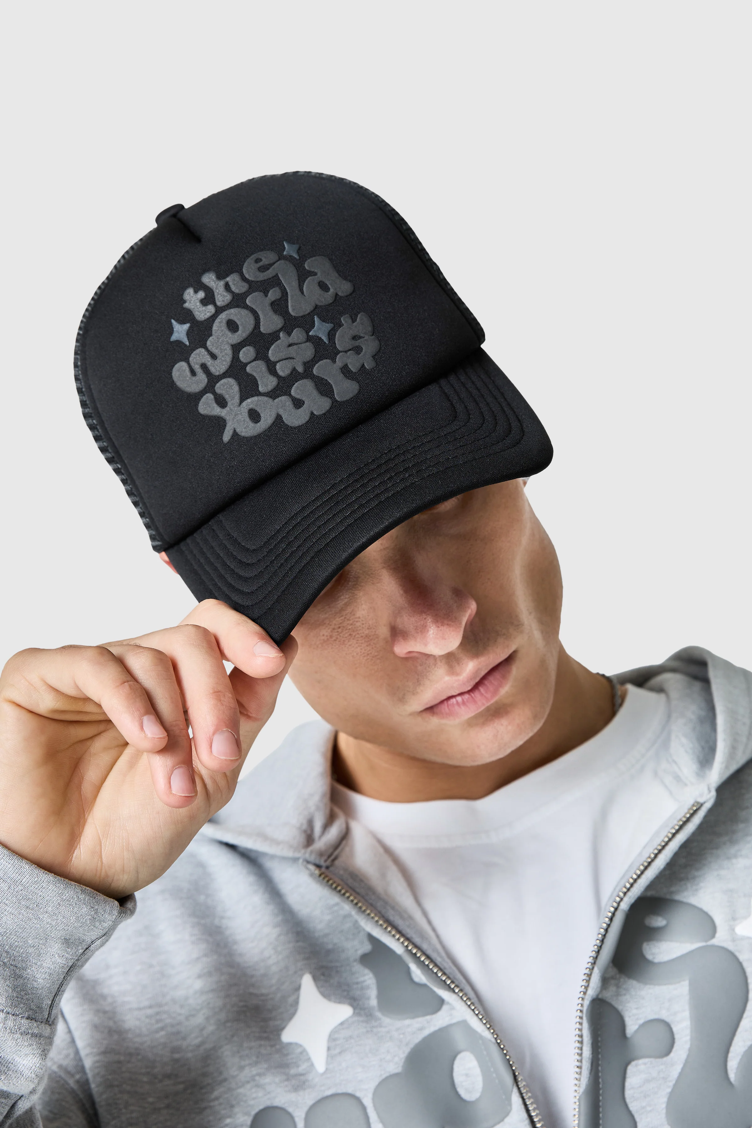 World Is Yours Trucker Cap - Black - Image 3